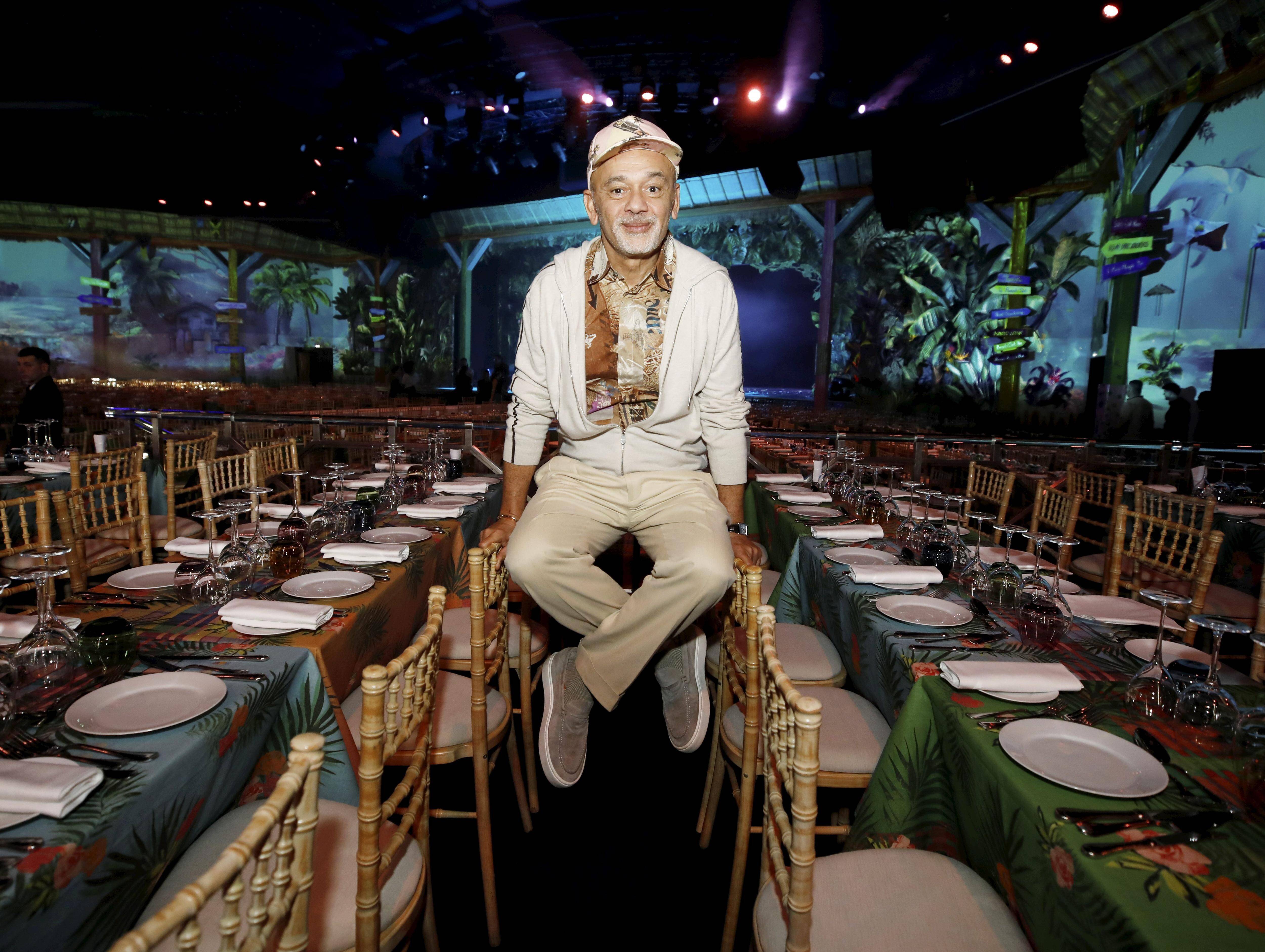 "C'est en écoutant du reggaeton que j'ai eu cette idée": à quelques heures du Bal de la Rose de Monaco, Christian Louboutin promet un voyage sous les Tropiques