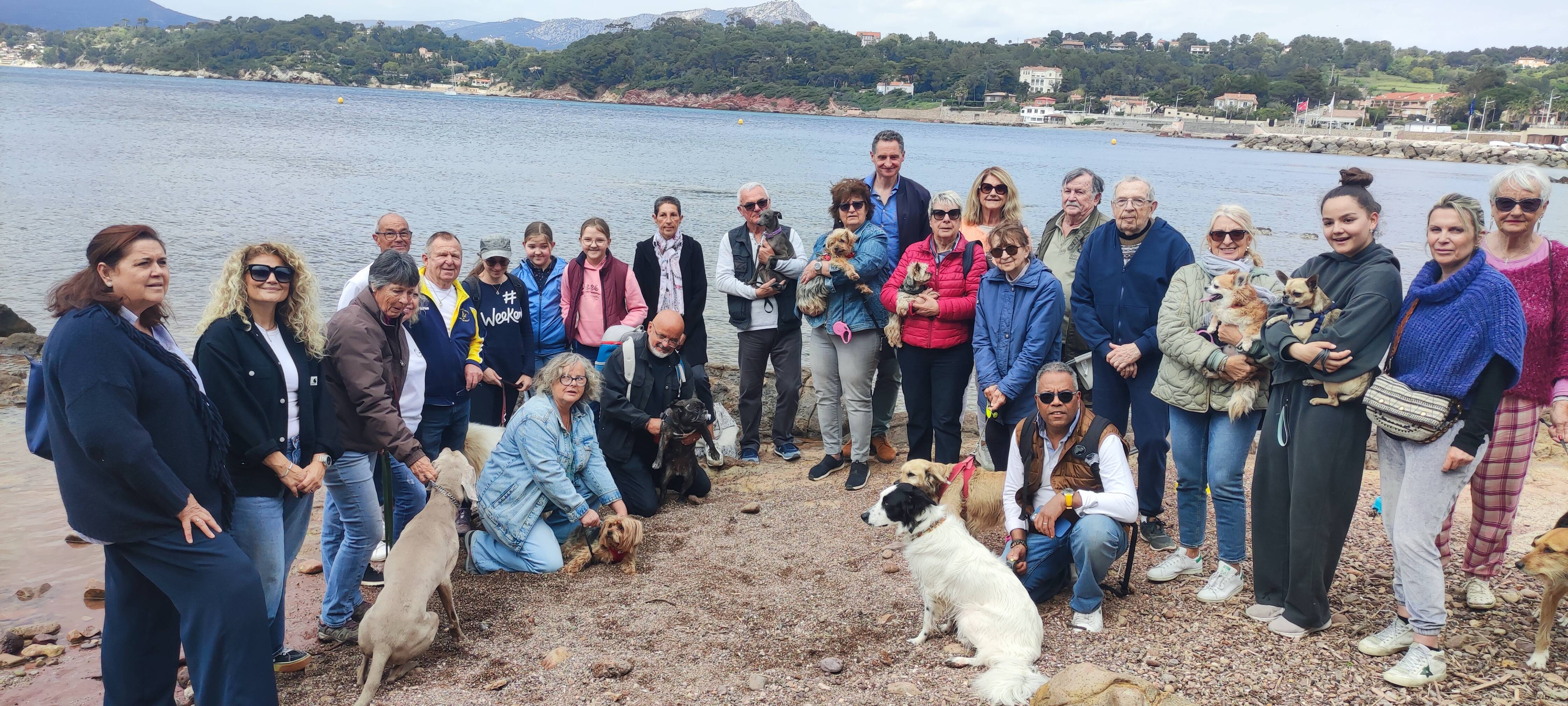 La première plage accessible aux chiens est ouverte au Pradet