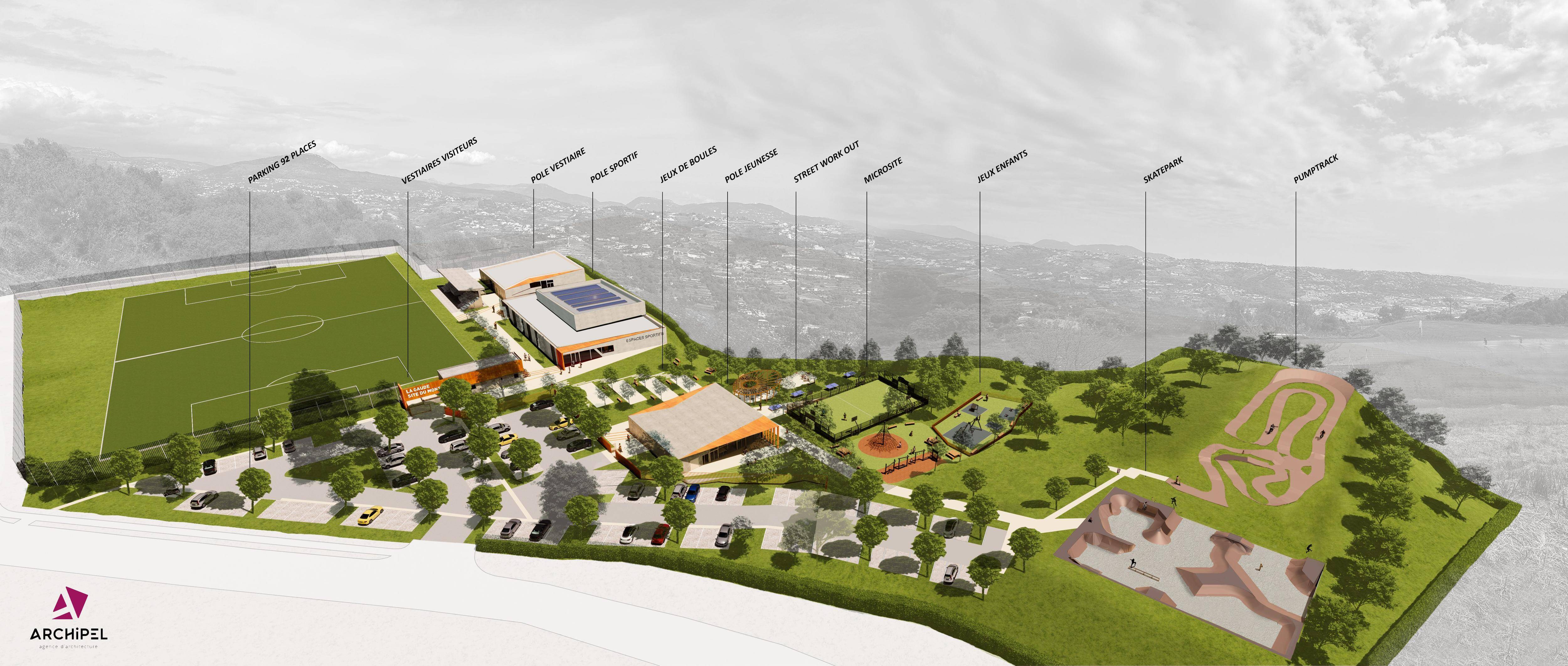 Les travaux sont lancés: ce qu'il faut savoir sur le futur complexe sport et loisirs de 16.000 mètres carrés de La Gaude