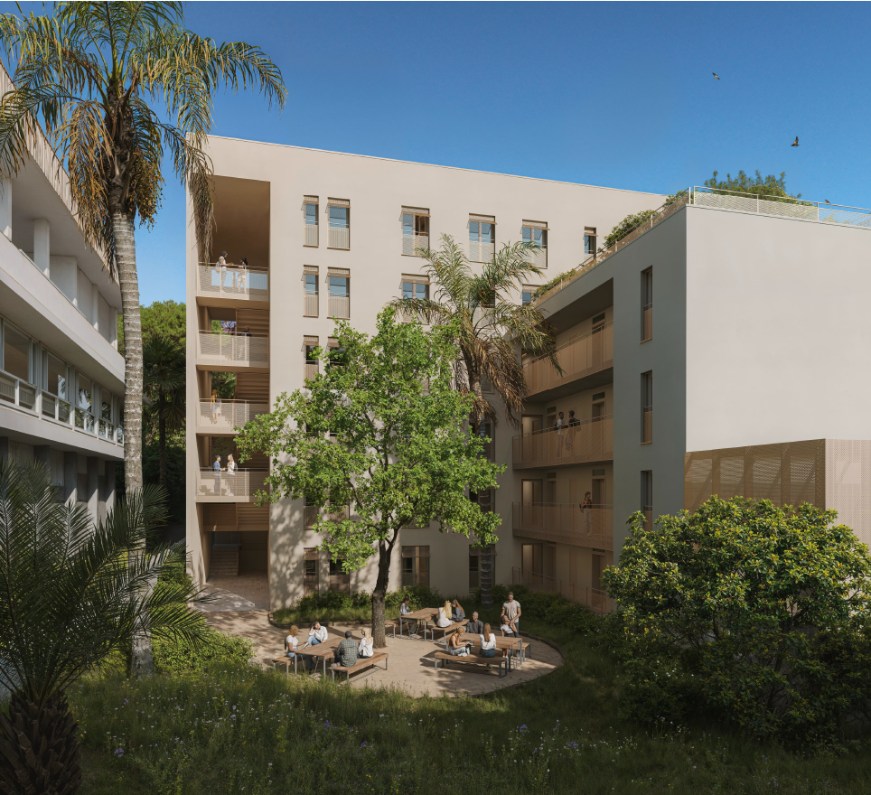 76 logements, une salle de sport, un foyer voici la résidence étudiante attendue en septembre 2026 à côté de la fac de droit de Nice