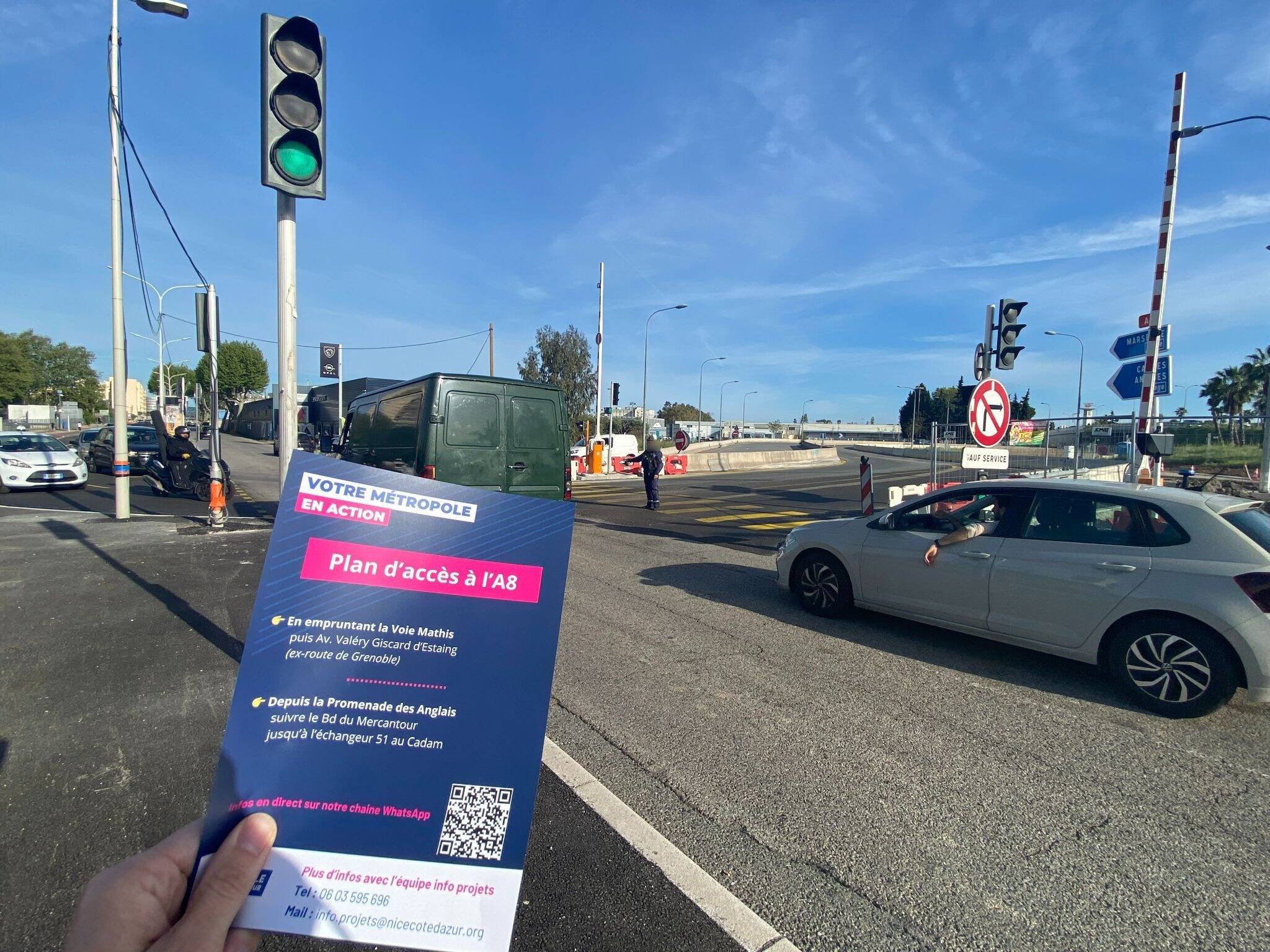 On connaît la date d'ouverture du tunnel de sortie de la voie Mathis de Nice (et en attendant, ça roule plutôt bien)