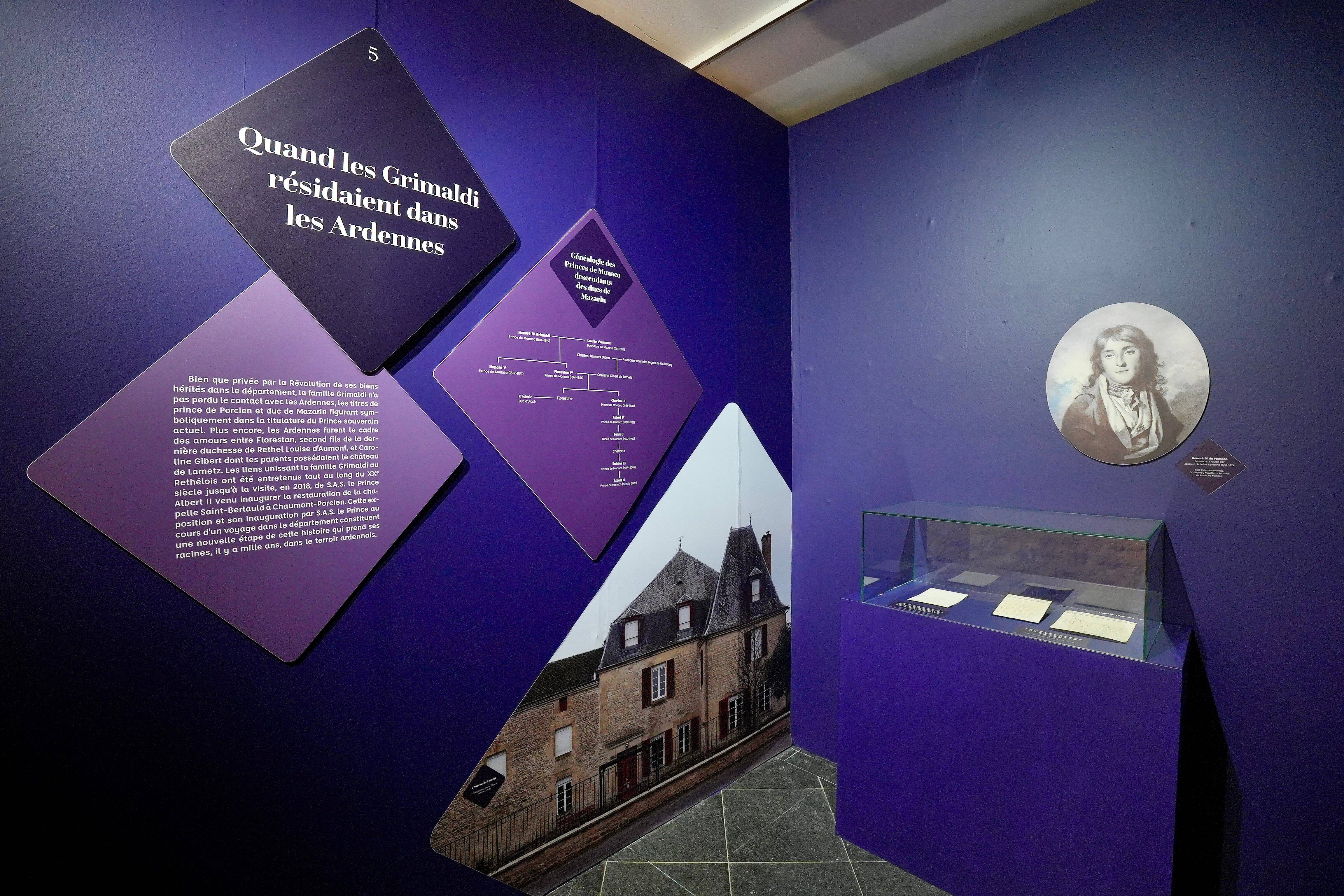 Le Prince Albert II et la princesse Caroline dans les Ardennes sur des terres ancestrales