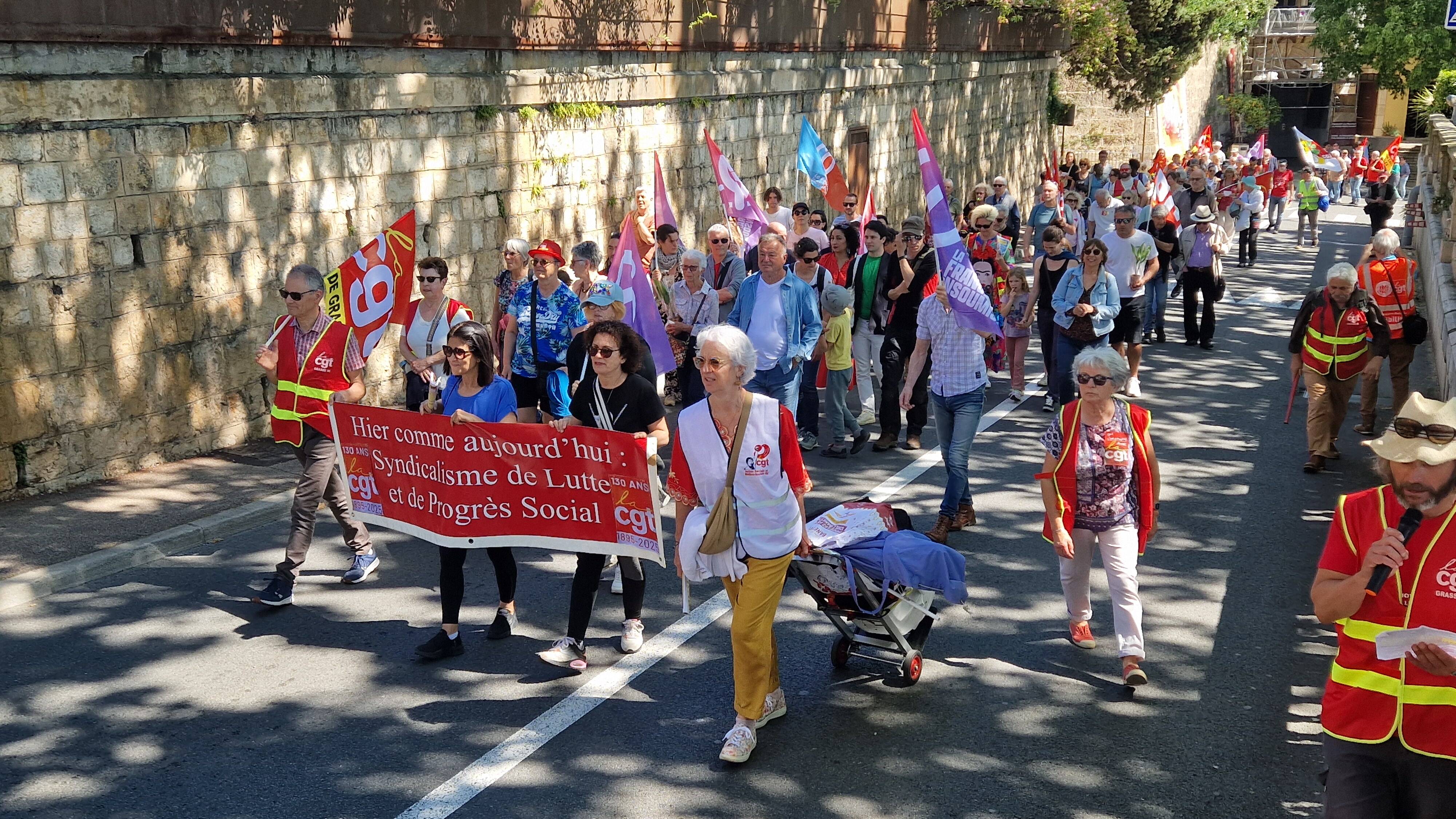 Transports, hôpital, La Poste... Les revendications locales des manifestants du 1er mai, à Grasse