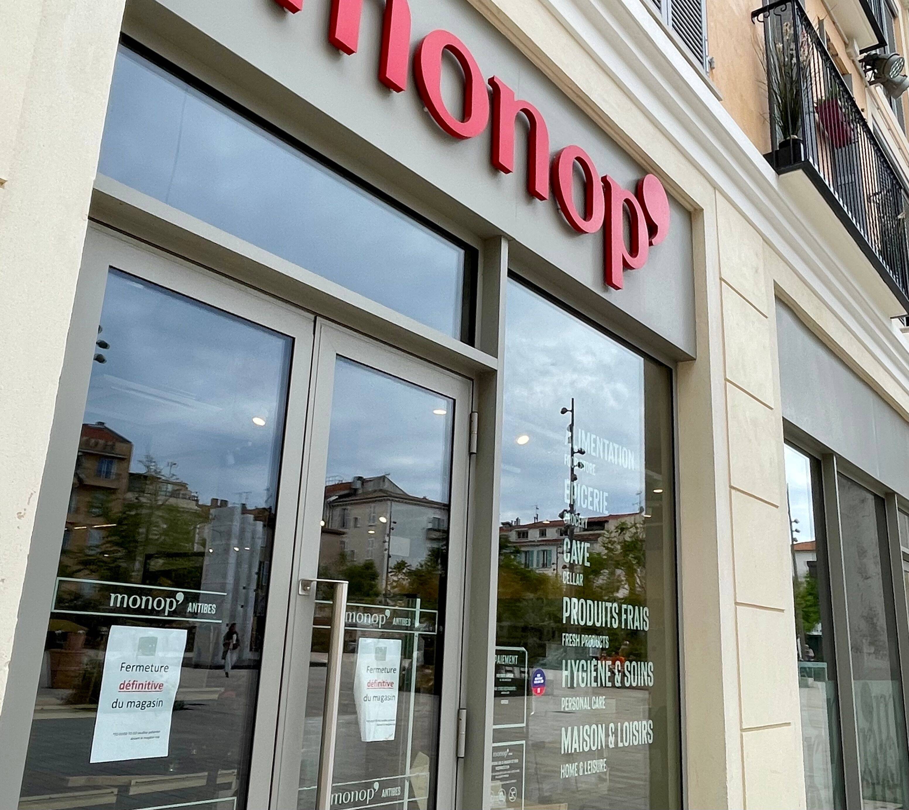 Moins de deux ans après son ouverture, Monop' a fermé ses portes dans le coeur de ville d'Antibes