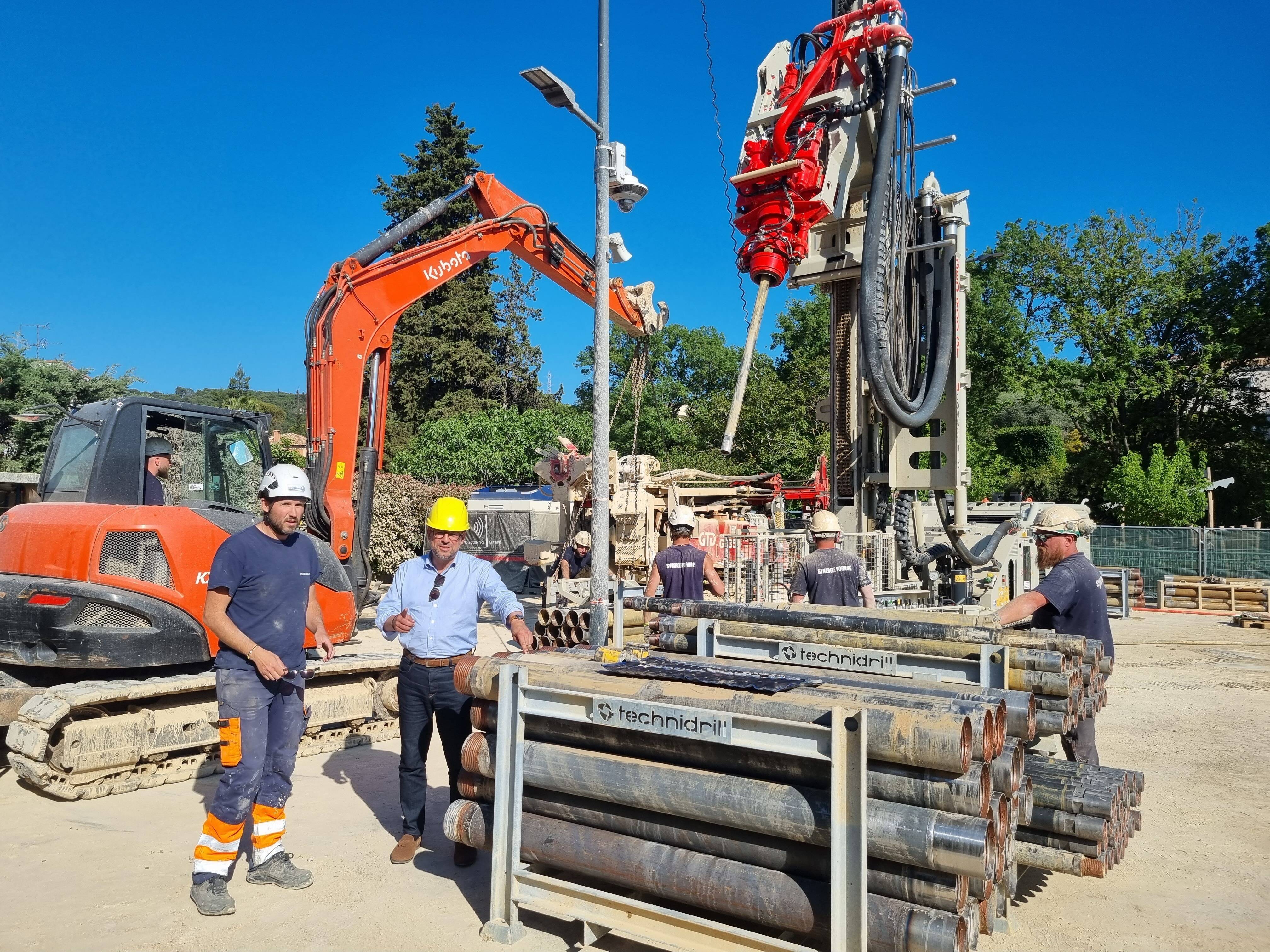 On vous en dit plus sur l'avancée des travaux de géothermie dans cette école de Mougins