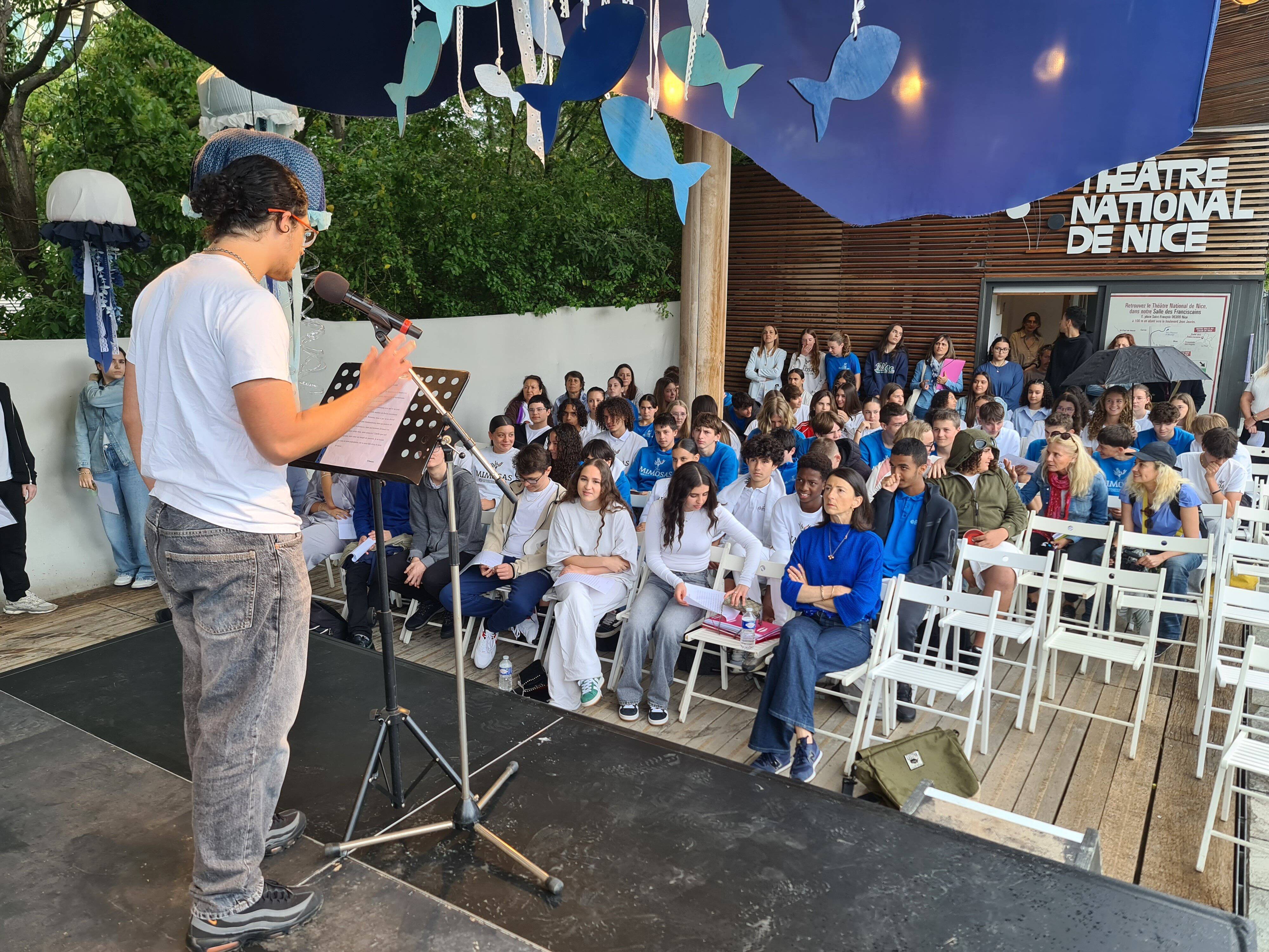 Près de 500 collégiens et lycéens des Alpes-Maritimes restituent leur "Lettre à... mon océan" avant la conférence des Nations-Unies en juin à Nice