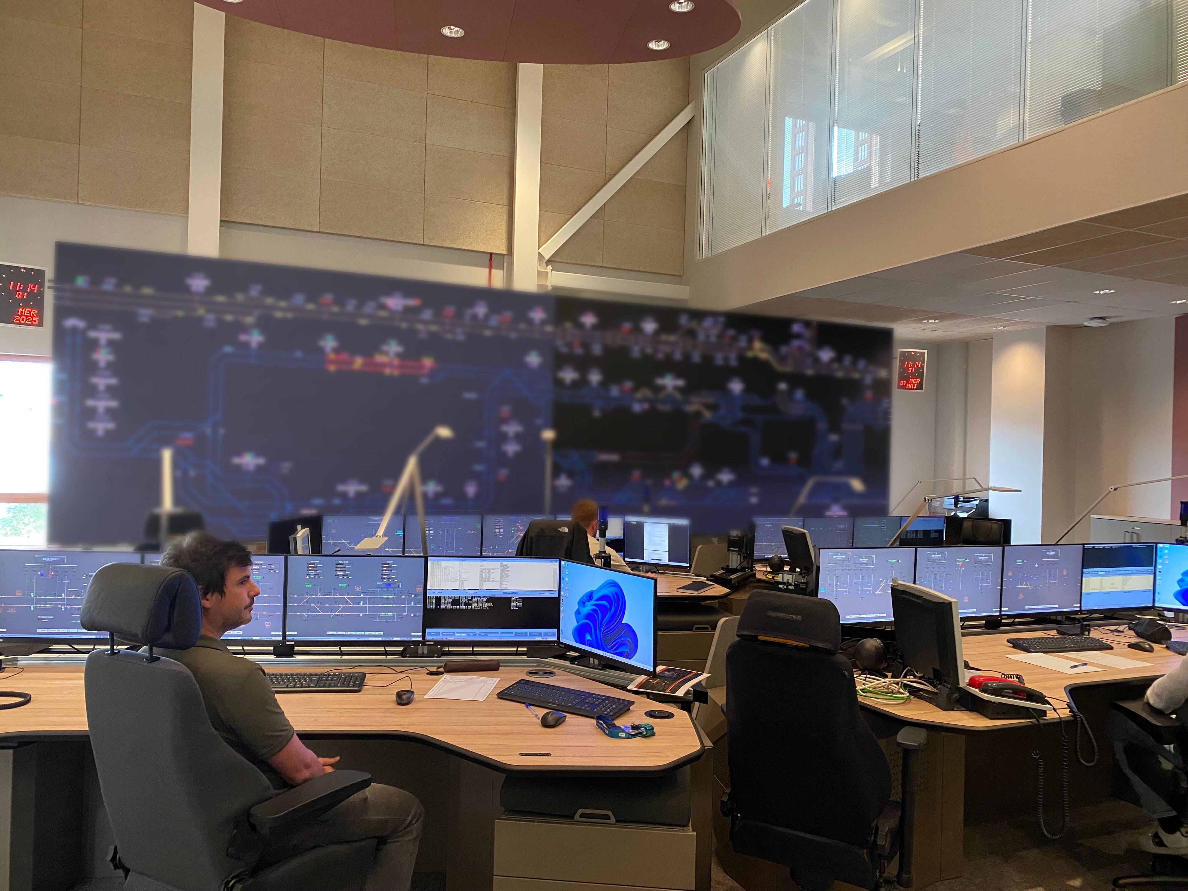 Voici la tour de contrôle du réseau ferré de la région, inaugurée ce mercredi à Marseille