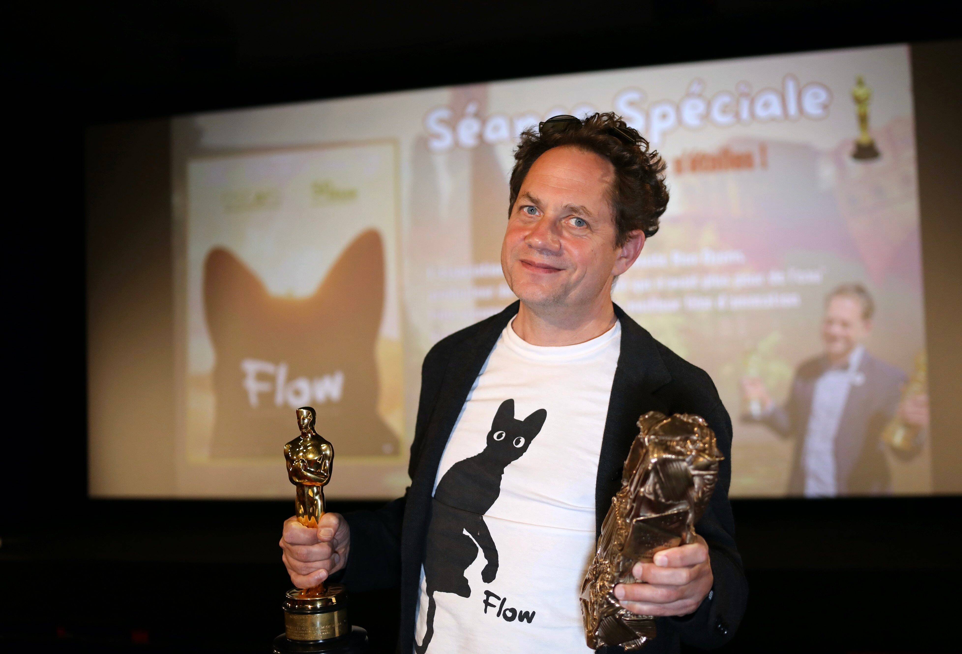 "Flow est un film profondément en phase avec notre époque": rencontre dans le Var avec le producteur de ce film d'animation unique, Ron Dyens