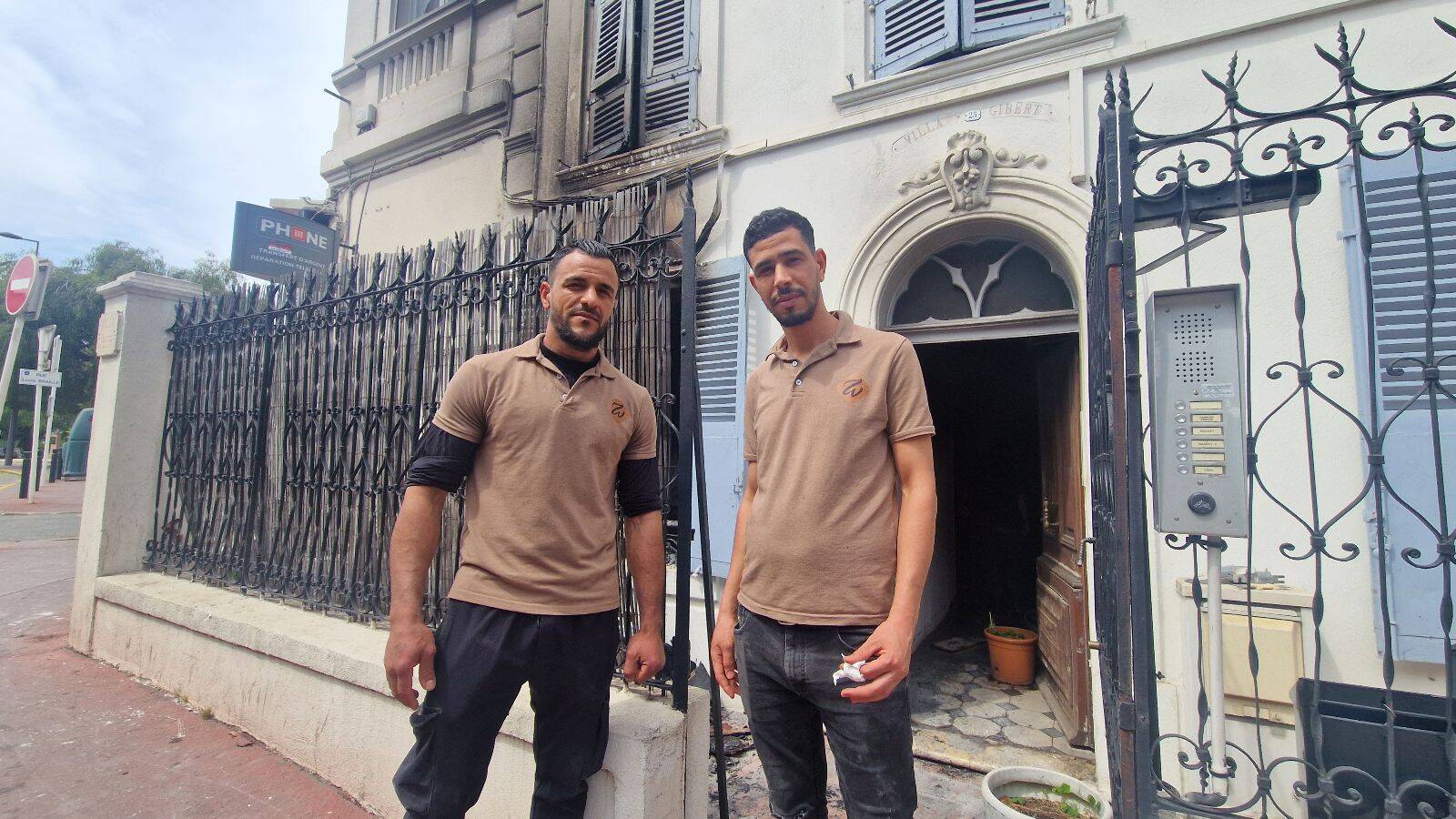 "Il fallait que l'on fasse vite, le temps que les secours arrivent": ces pizzaiolos ont bravé les flammes pour secourir les habitants de l'immeuble en feu dans le centre de Cannes