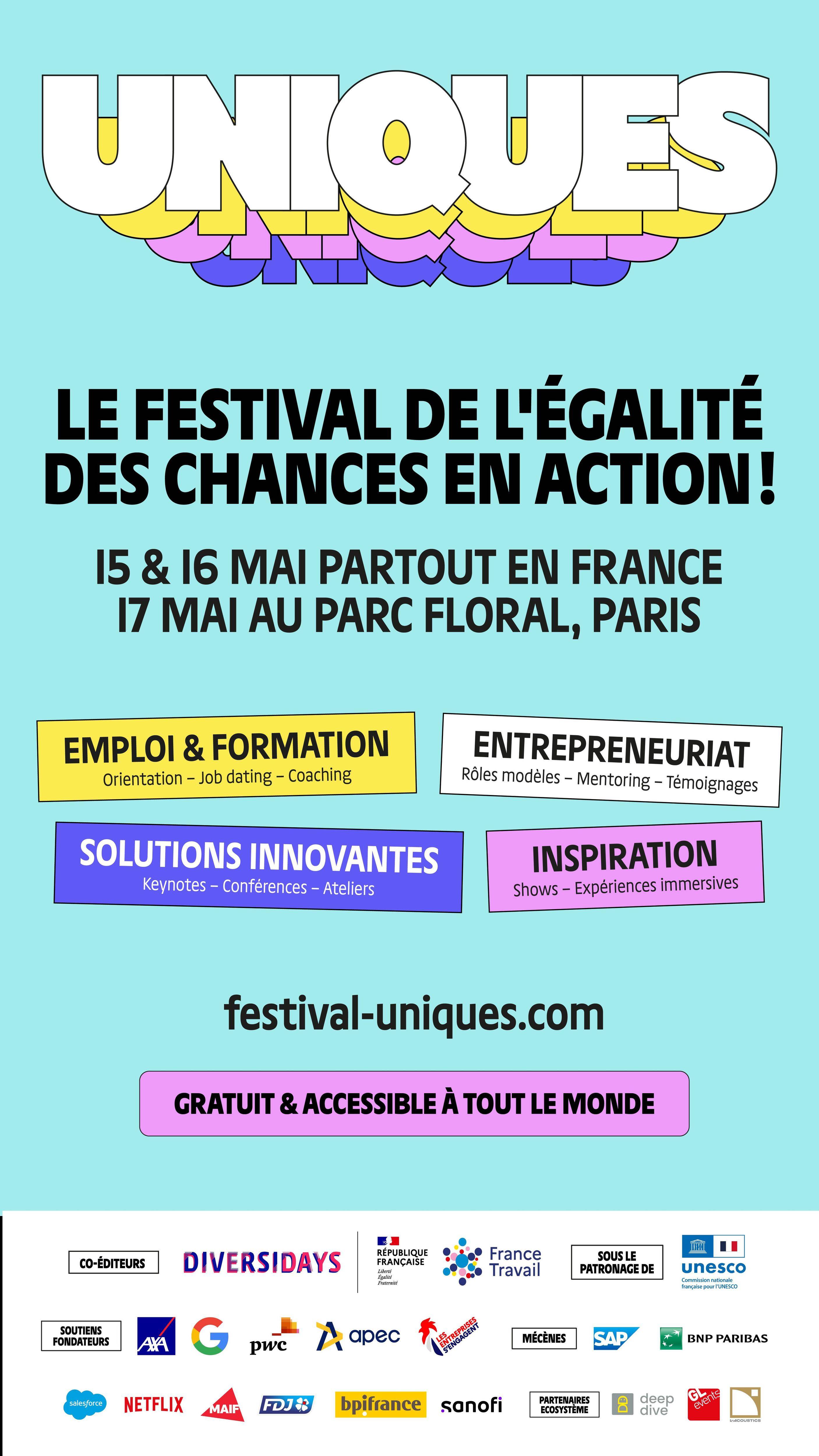 Uniques, le festival de France travail pour l'égalité des chances: plusieurs rendez-vous dans le Var