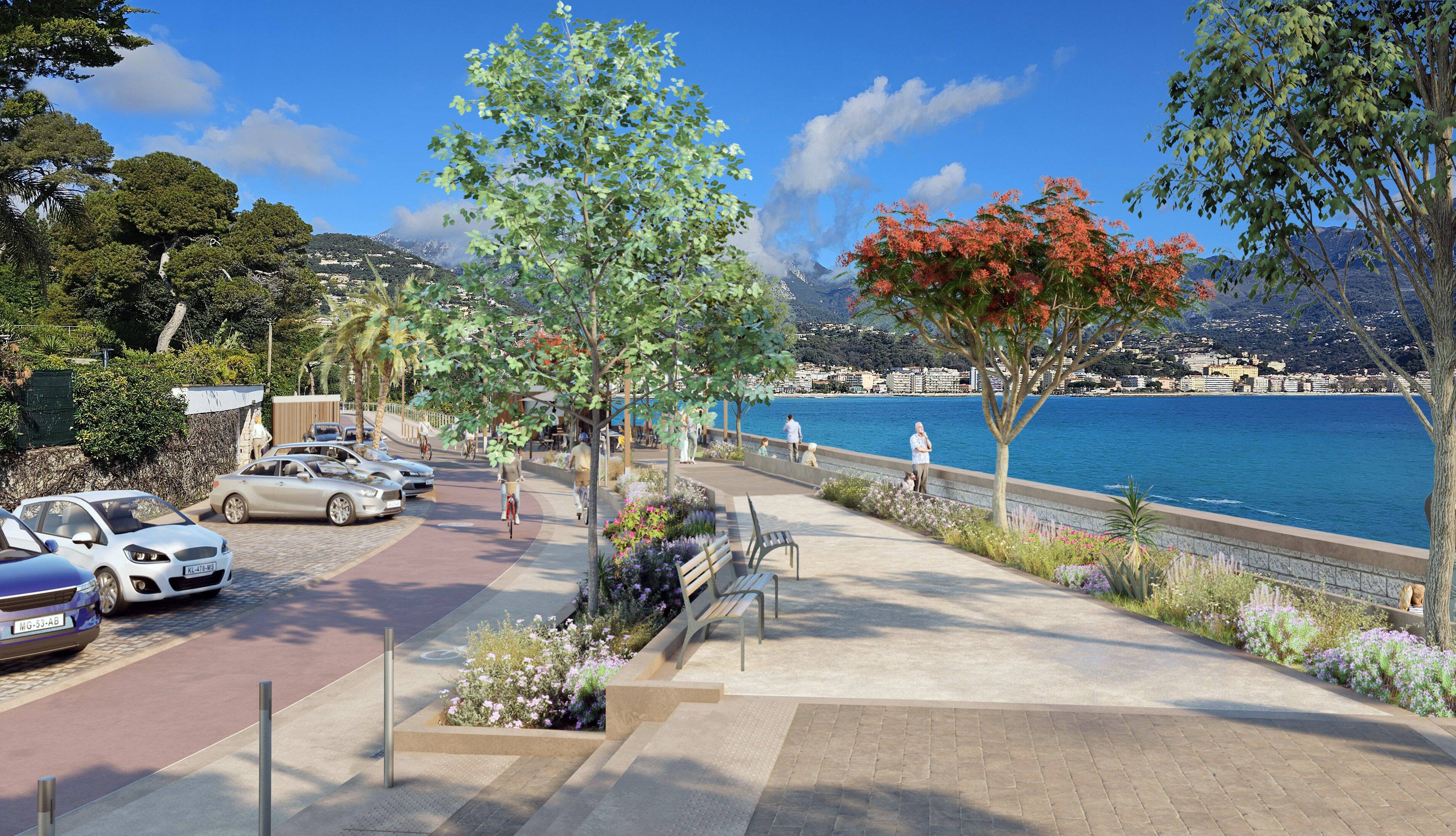 À Roquebrune, une concertation va être lancée au sujet de cette avenue en voie d'être réaménagée