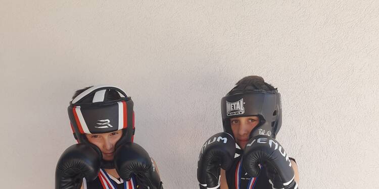 Deux jeunes de Saint-Antonin-du-Var champions de France de boxe thaï et K1 style
