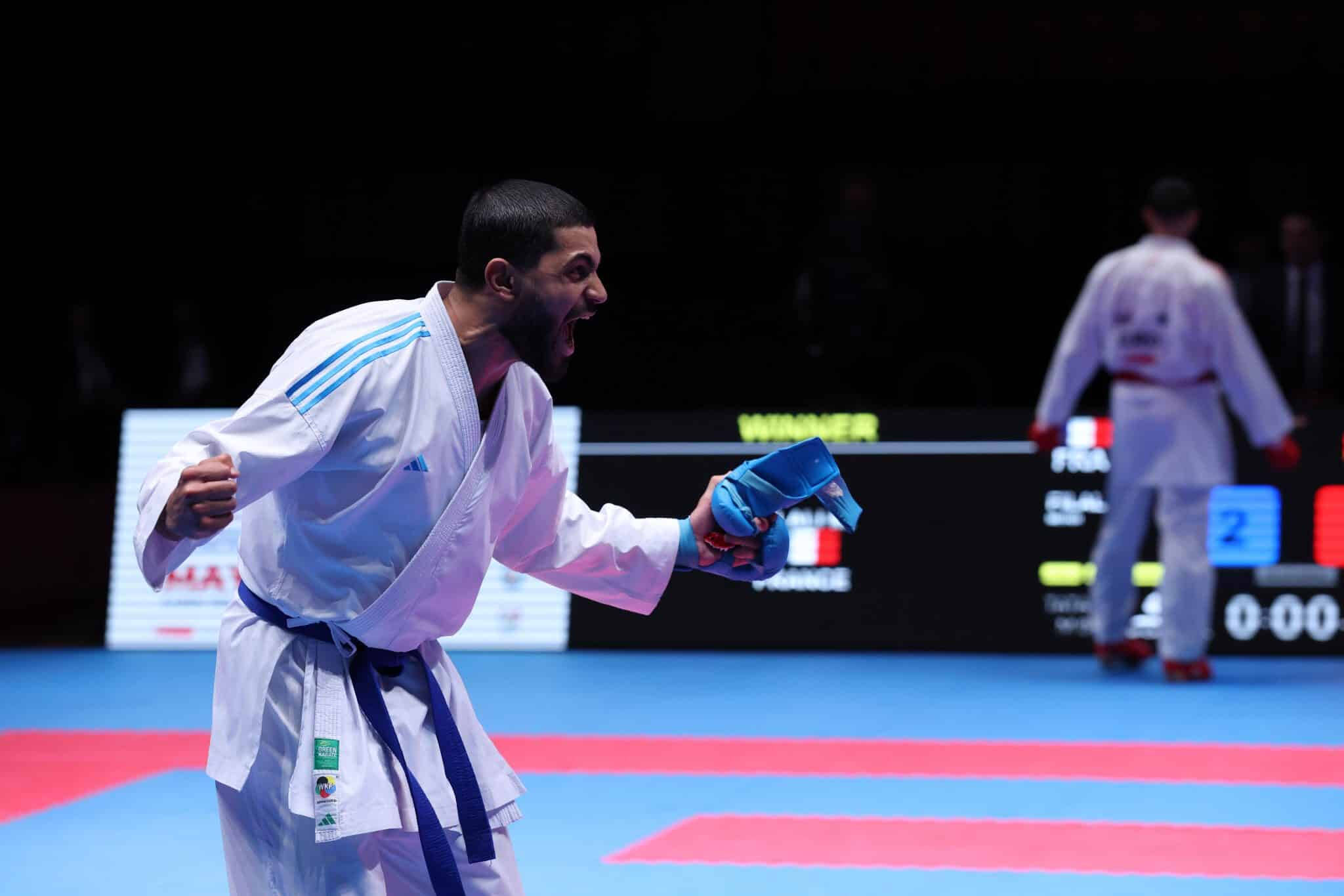 Karaté: une deuxième médaille européenne "encore plus belle" pour le policier toulonnais Mehdi Filali