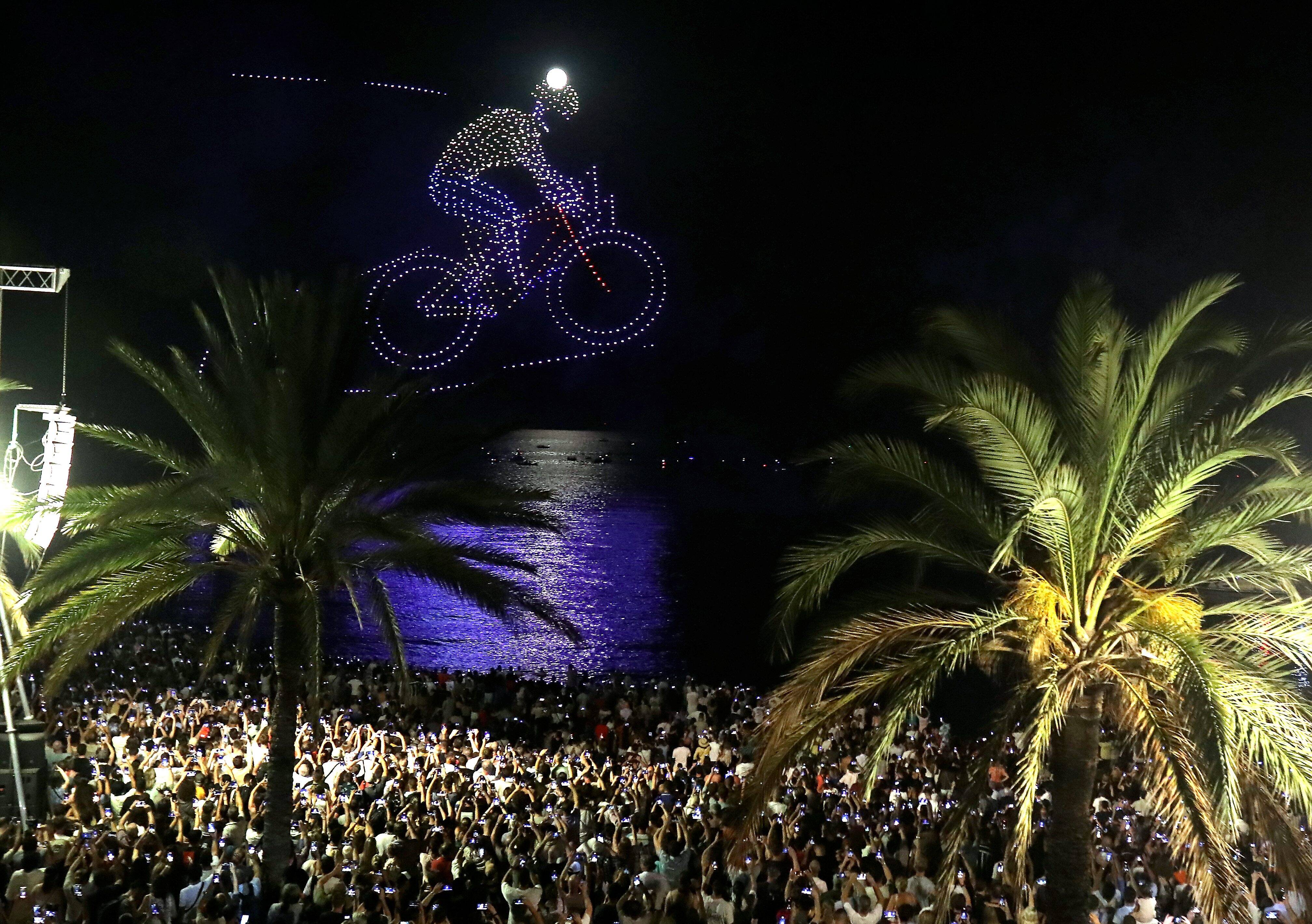 Un grand spectacle avec 2025 drones à voir à Nice le 6 juin