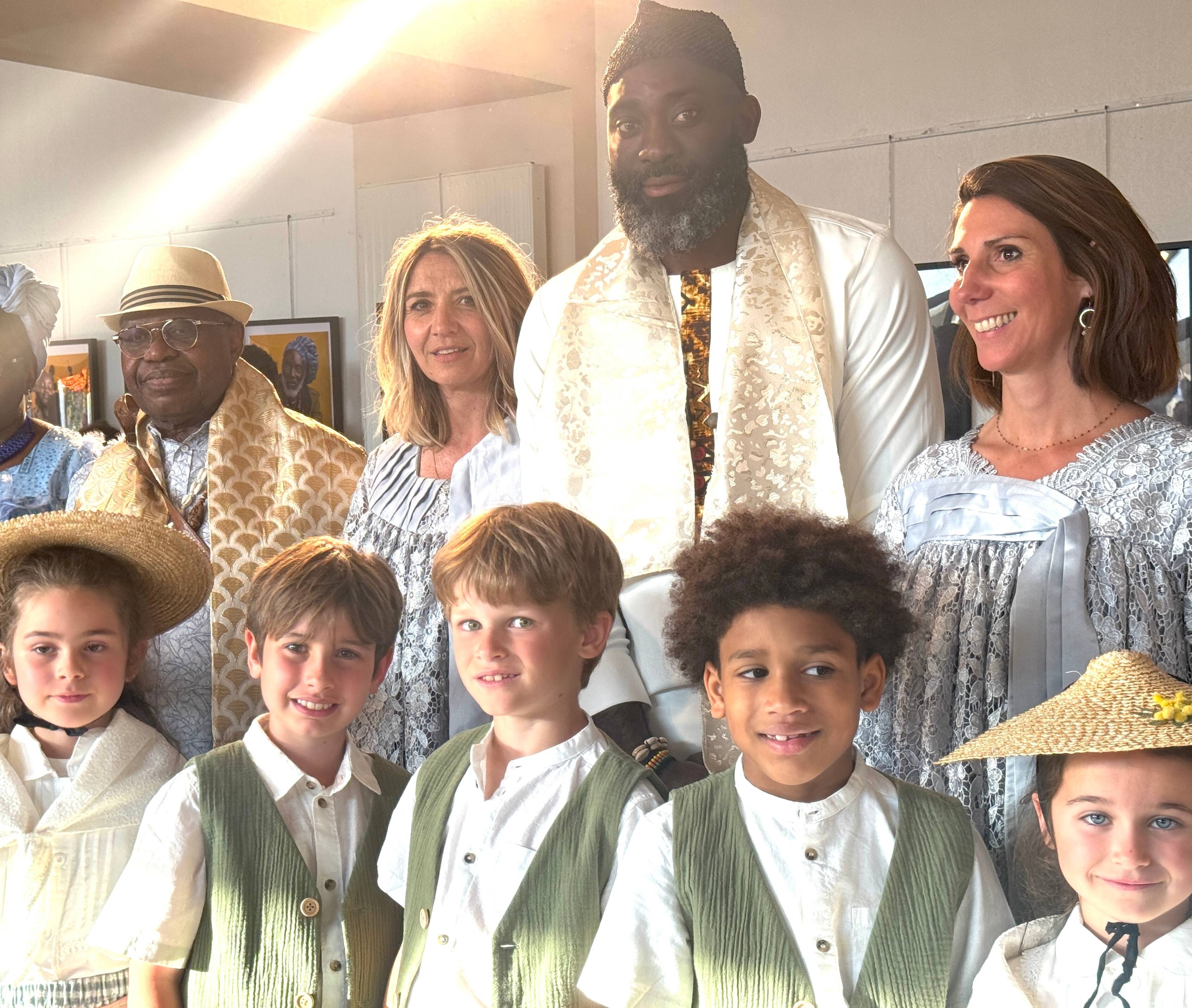 Au village de Falicon, le grand-père de Kylian Mbappé assiste à une soirée de partage avec une île camerounaise