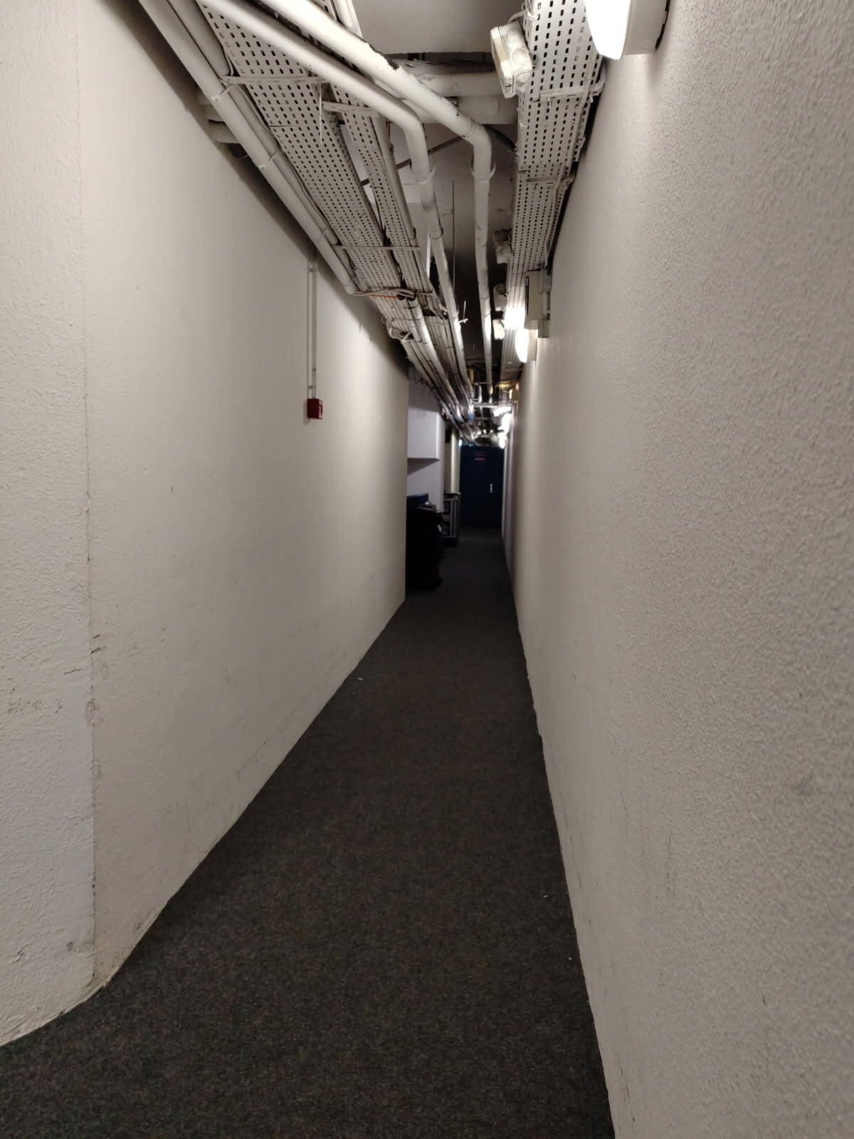 "En prenant ce petit chemin, on peut traverser tout le Palais: on vous emmène dans le "couloir de la mort", qui serpente sous le Palais des Festivals de Cannes