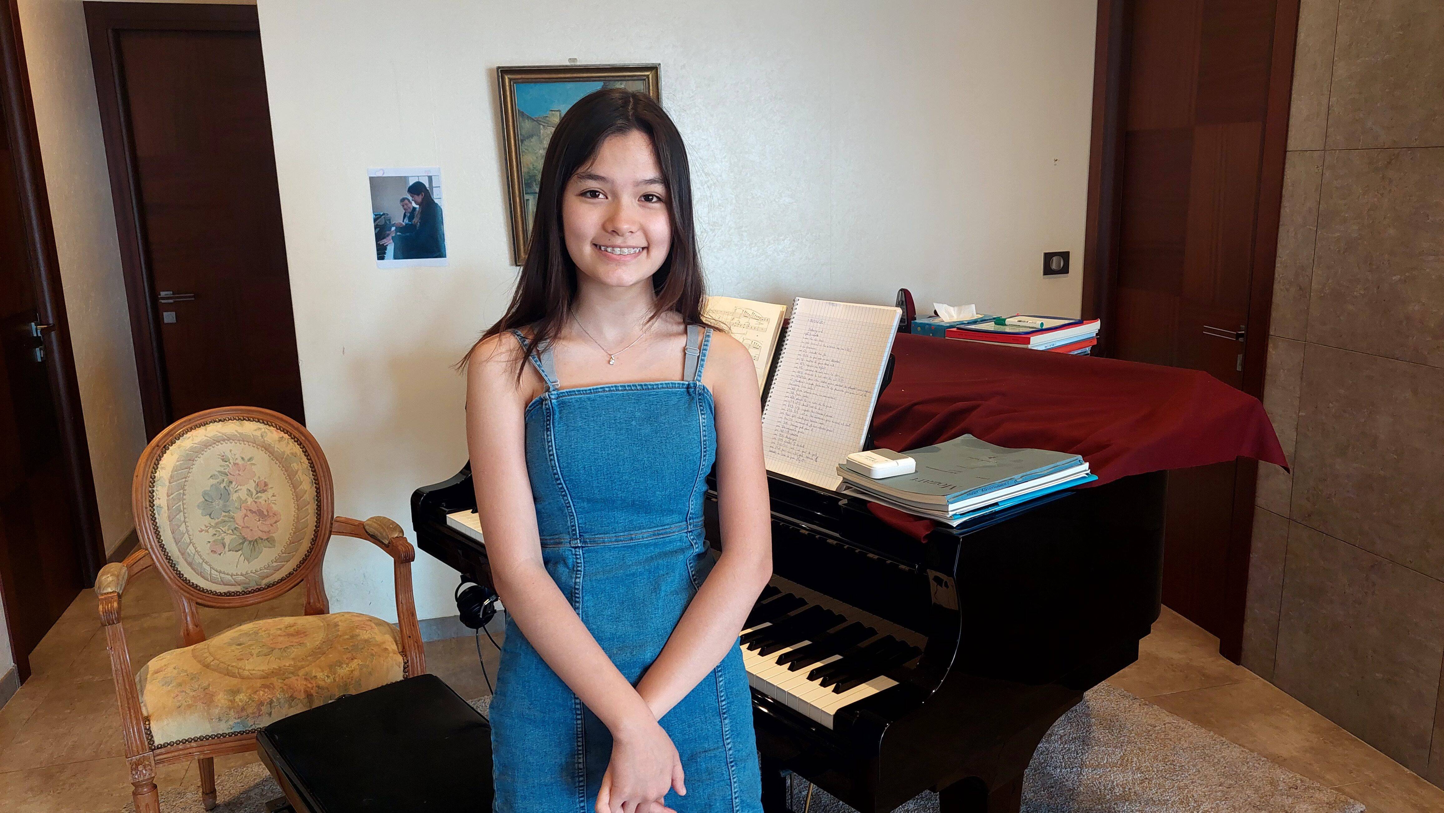 Cette Niçoise de 12 ans parle 5 langues, est une virtuose du piano et passe le bac
