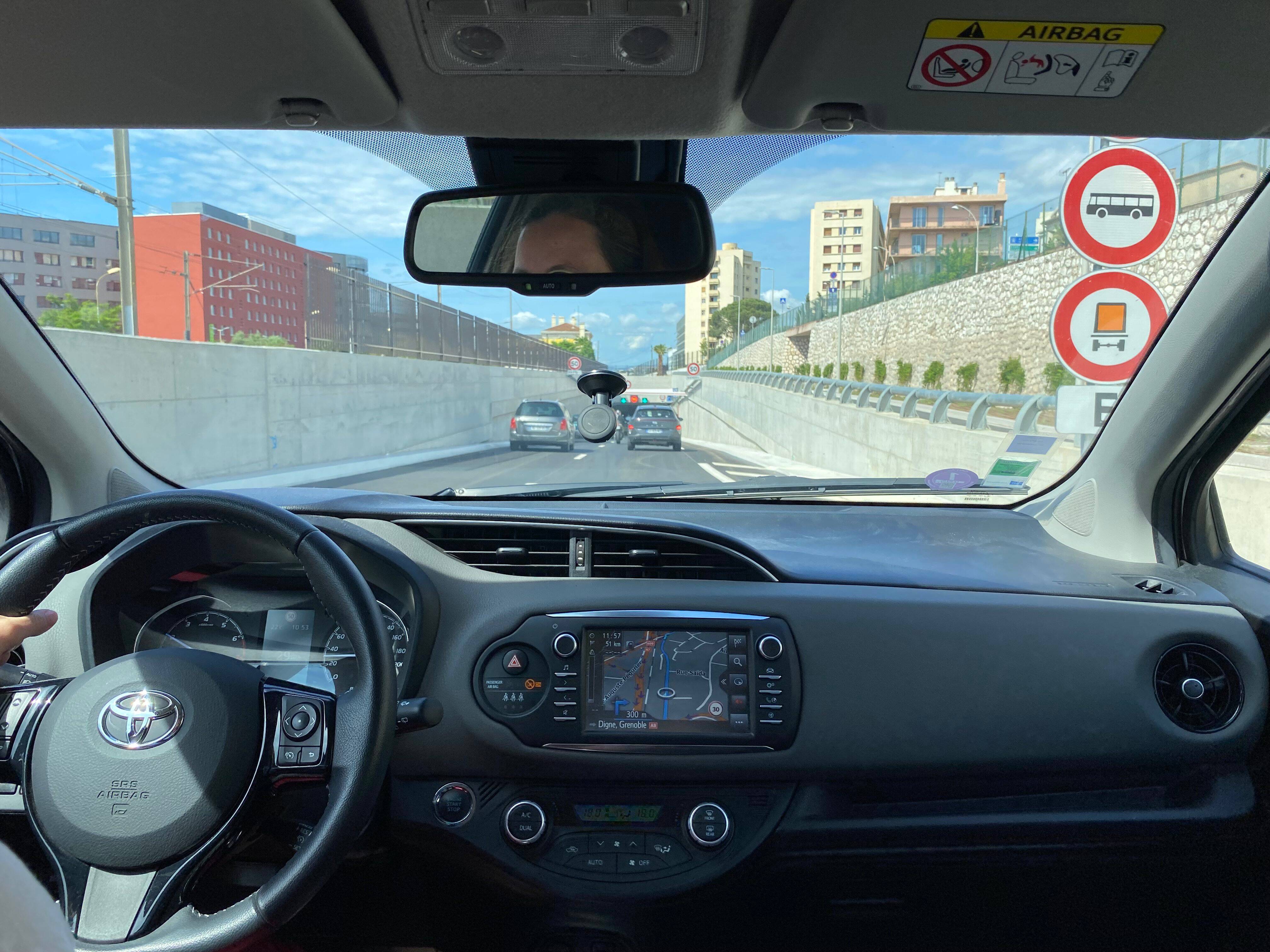 Deux minutes pour sortir de la voie Mathis à Nice: on a testé le nouveau tunnel et on a gagné du temps de trajet