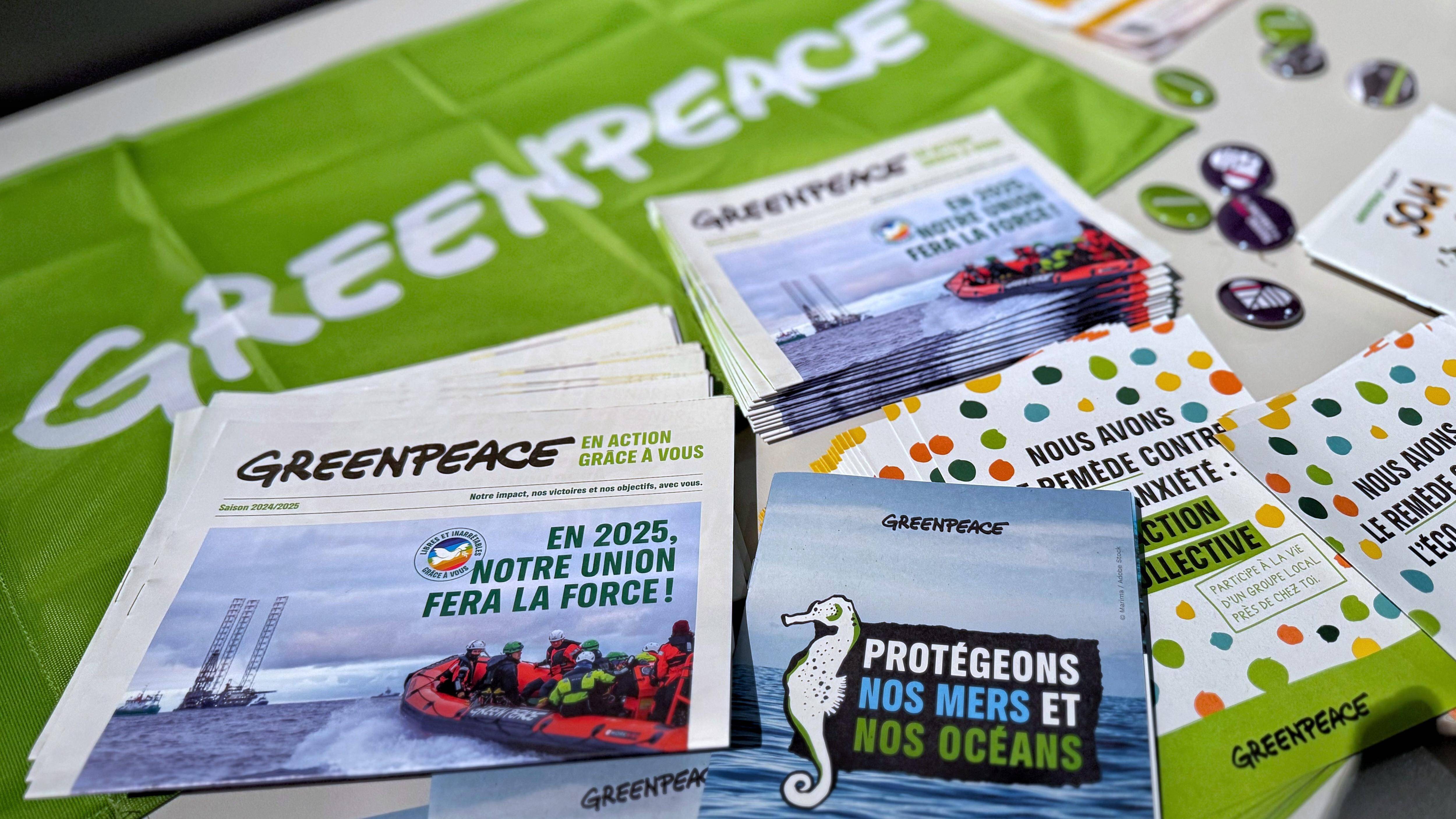 Ils taguaient pour "protéger les océans": quatre militants de Greenpeace placés en garde à vue à Nice