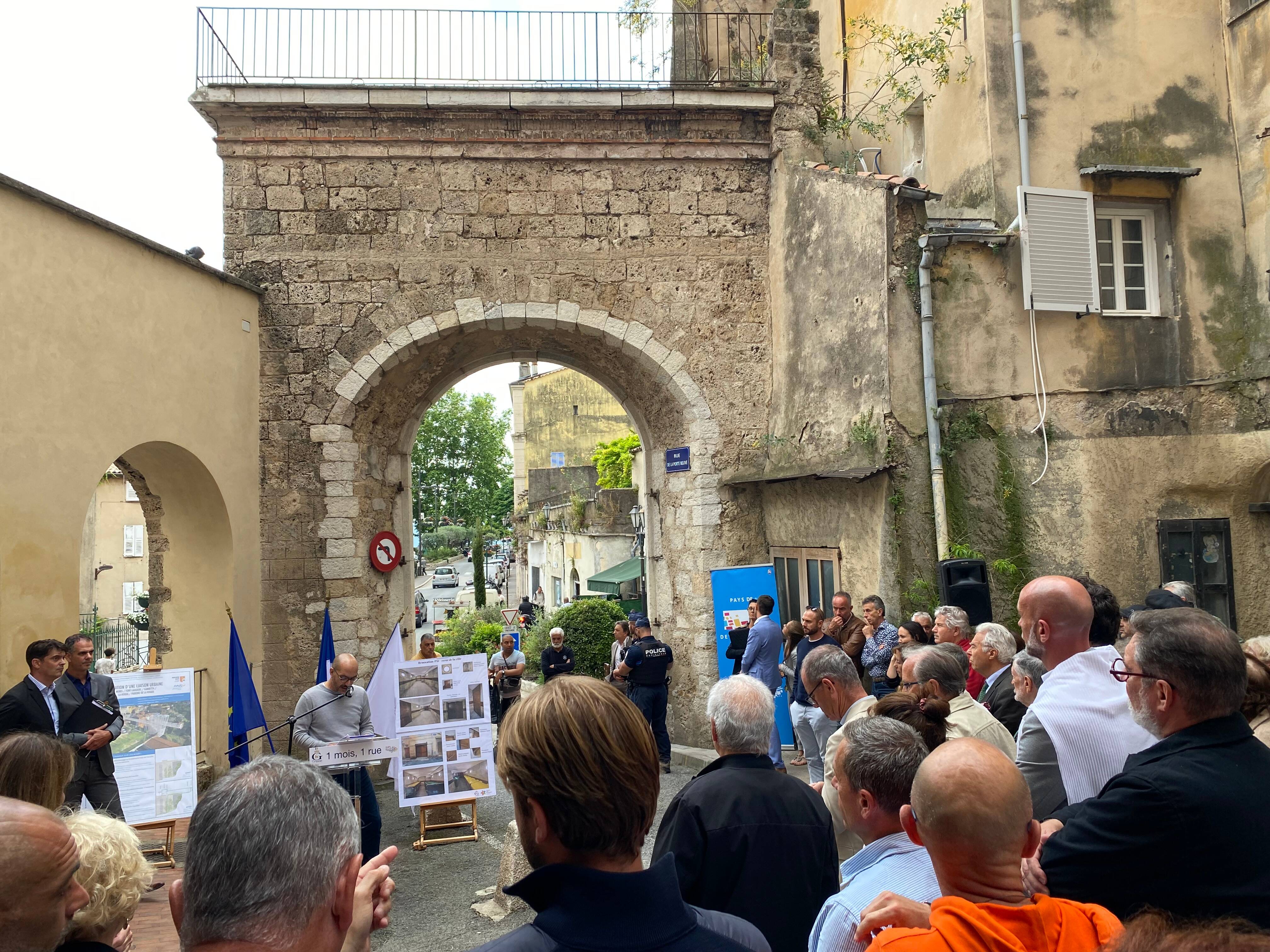 A Grasse, quels aménagements pour le quartier de la Rue Porte-Neuve de la vieille ville?