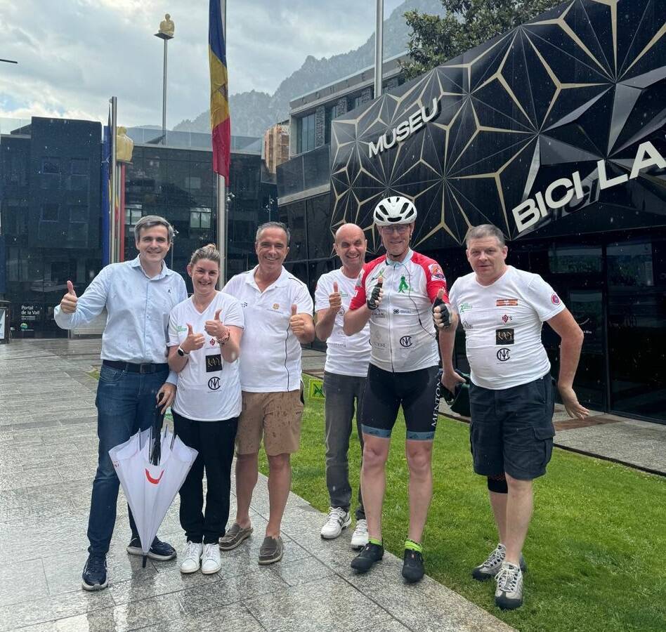 "Même en voiture c'était dangereux": Philippe Choquet revient sur son défi à vélo entre Monaco et Andorre au profit des enfants malades