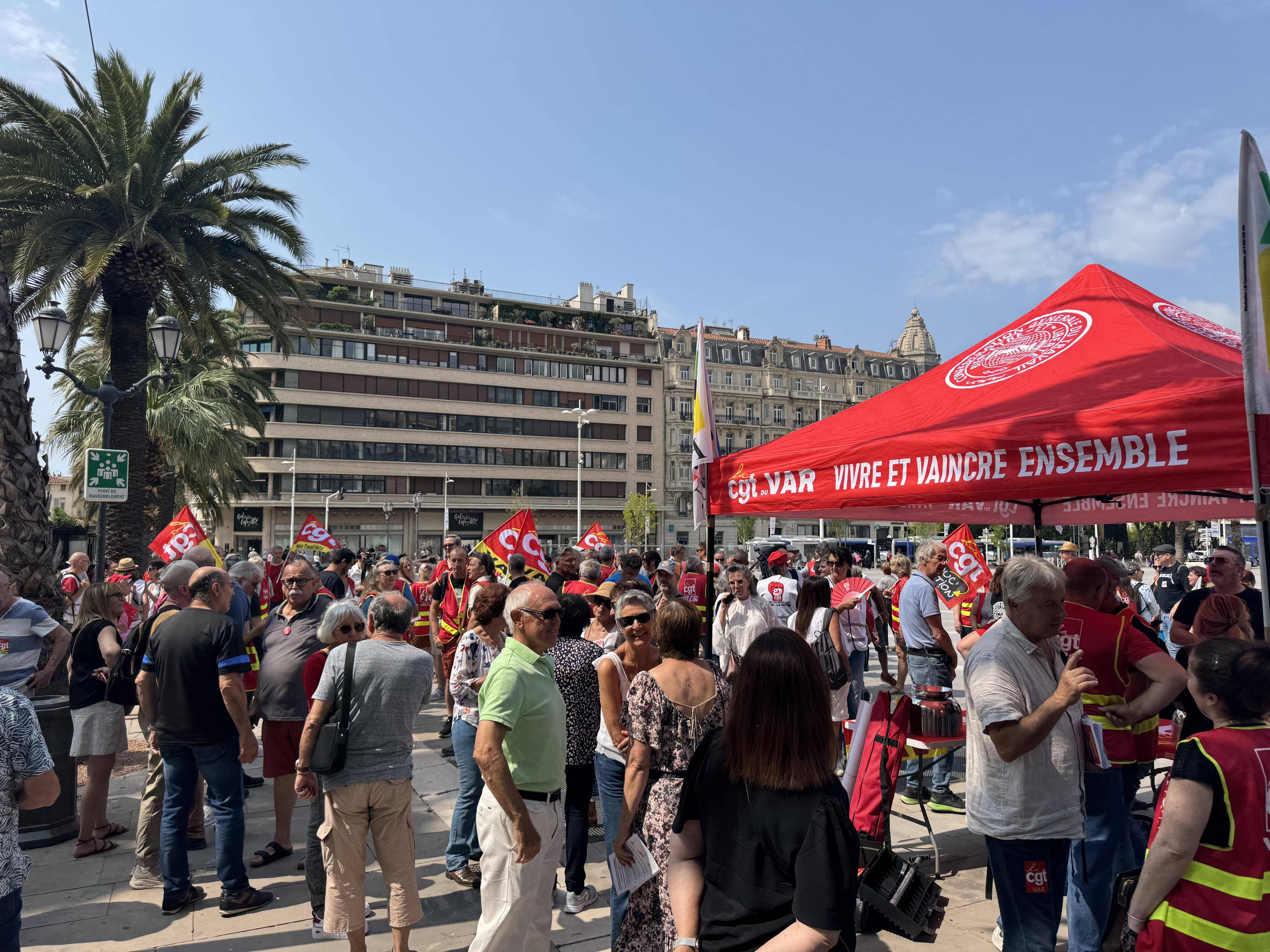 Les retraites toujours au coeur des mobilisations à Toulon, ce jeudi