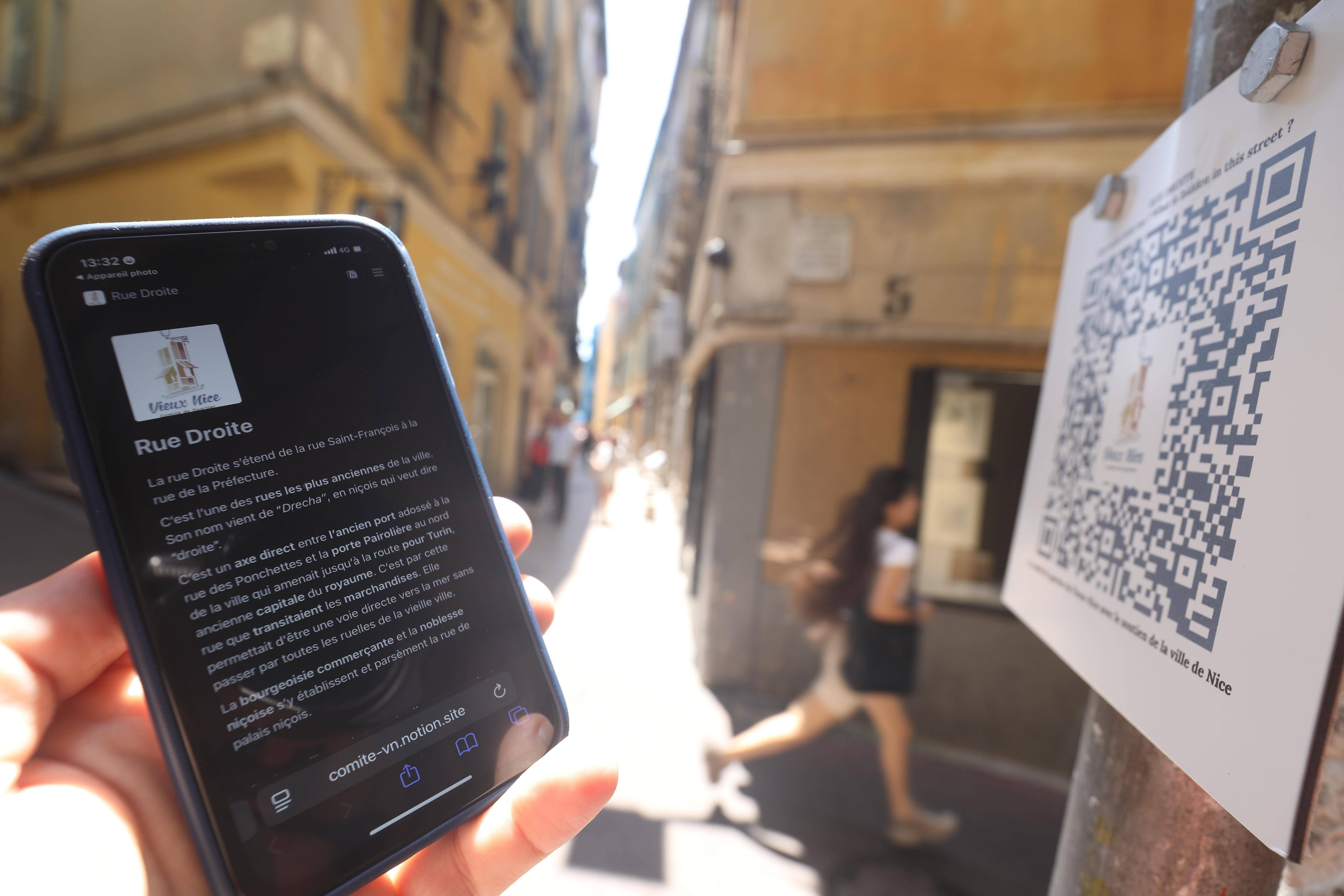 Le Vieux-Nice va s'explorer avec des QR codes