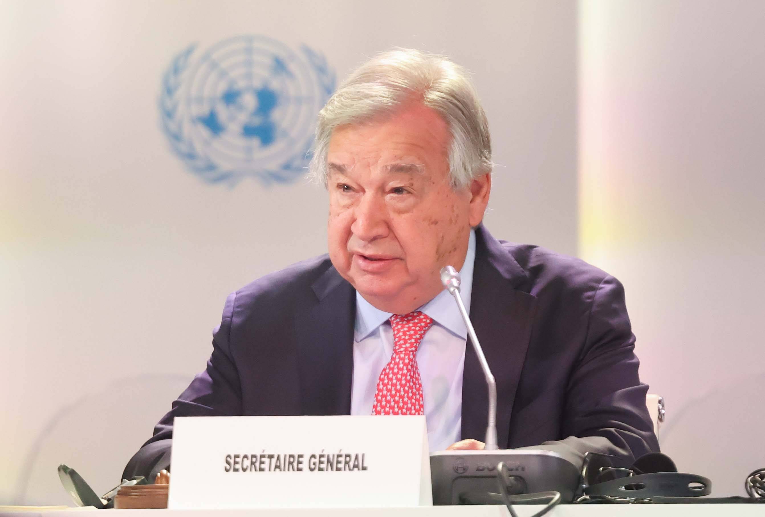 "Les choses doivent changer": le secrétaire général de l'ONU salue "Nissa la Bella" et rappelle les enjeux de cette conférence sur l'Océan