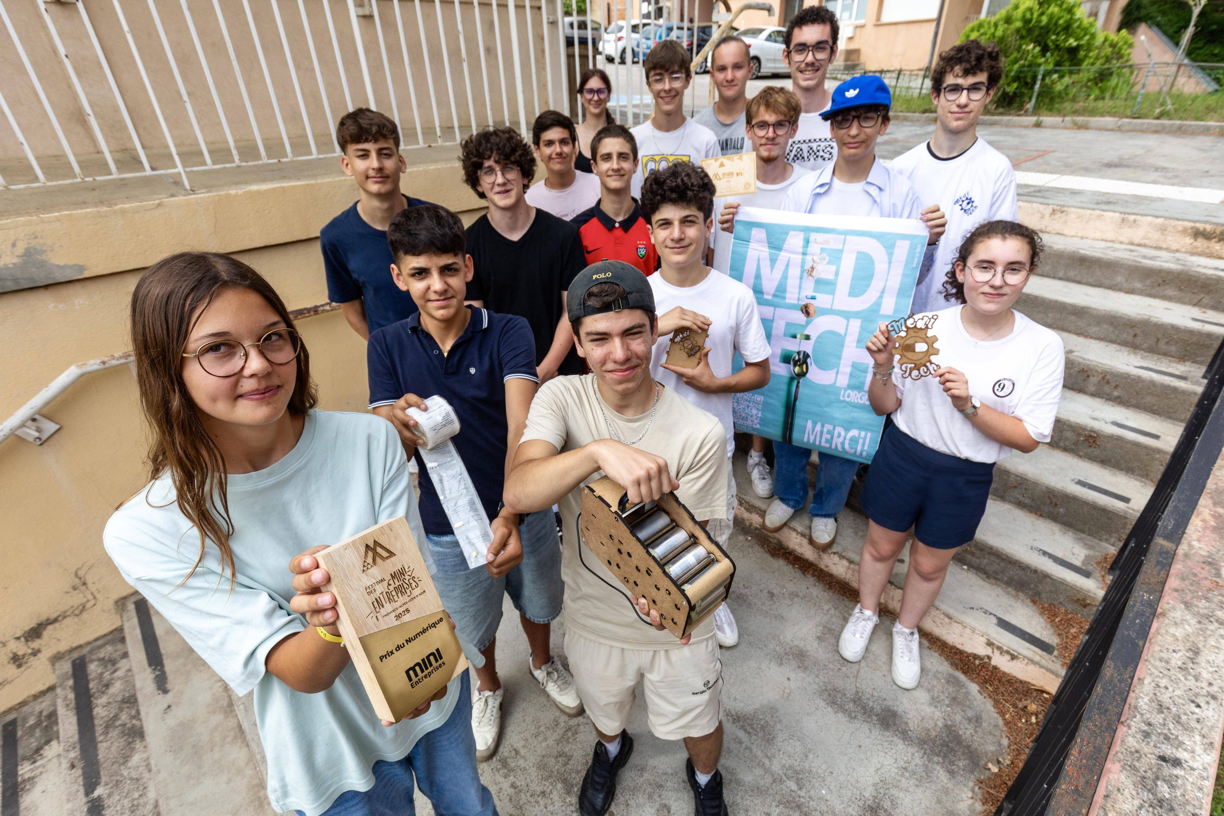 Ces lycéens varois se la jouent entrepreneurs et conçoivent avec leur mini-entreprise un objet fait à partir de récupération