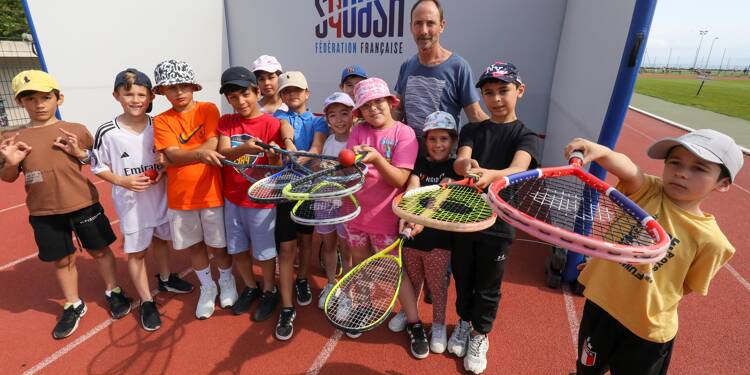 Future discipline olympique, le squash fait sa promo auprès des écoliers d'Antibes