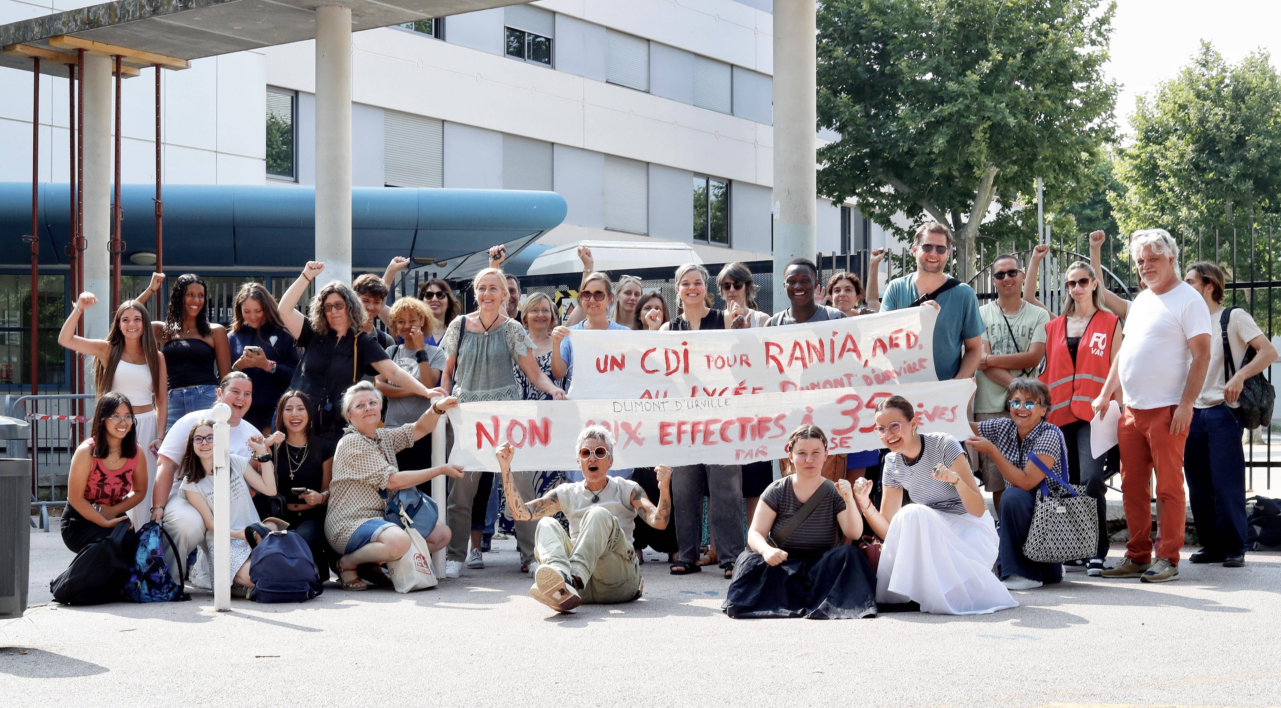 "On ne veut pas que la rentrée scolaire ait lieu dans ces conditions": les enseignants de ce lycée toulonnais dénoncent le non-renouvellement d'une assistante d'éducation