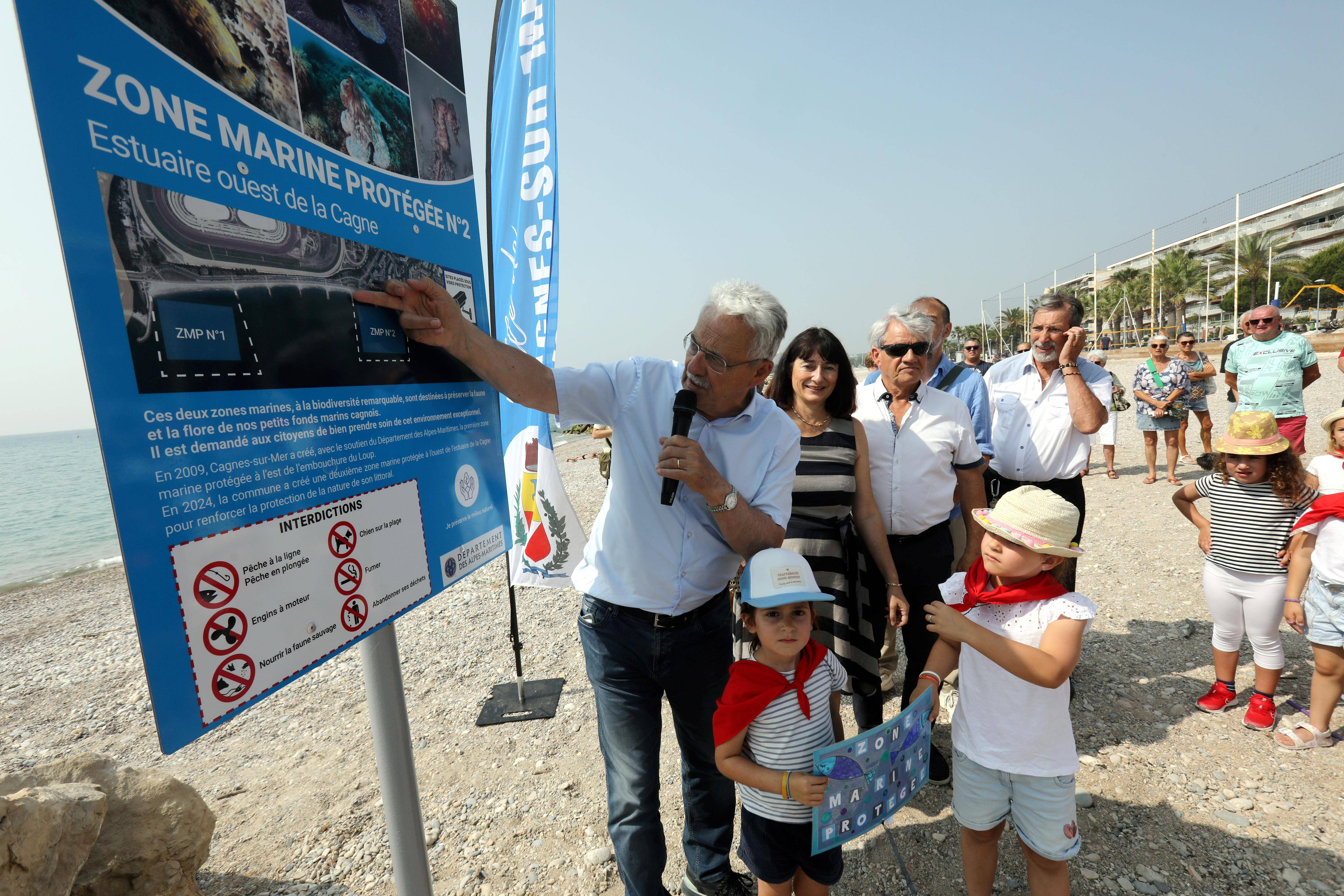 "J'ai créé cette deuxième zone en accord avec les pêcheurs": la Ville de Cagnes-sur-Mer a désormais une nouvelle zone marine protégée