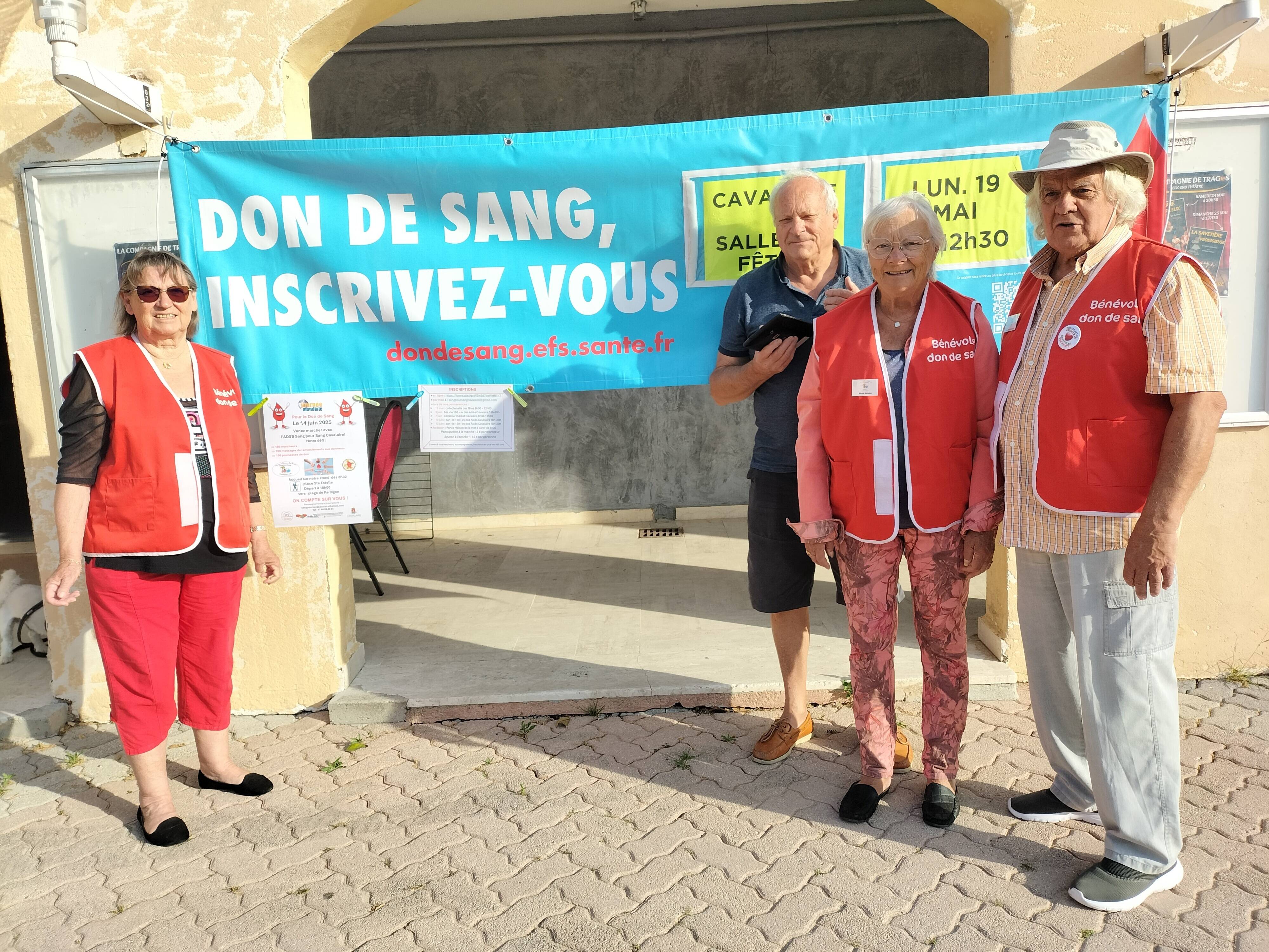 Participez à cette première marche solidaire au profit du don du sang à Cavalaire