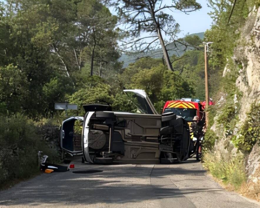 Deux blessés dans un accident de la route entre Figanières et Callas ce jeudi matin