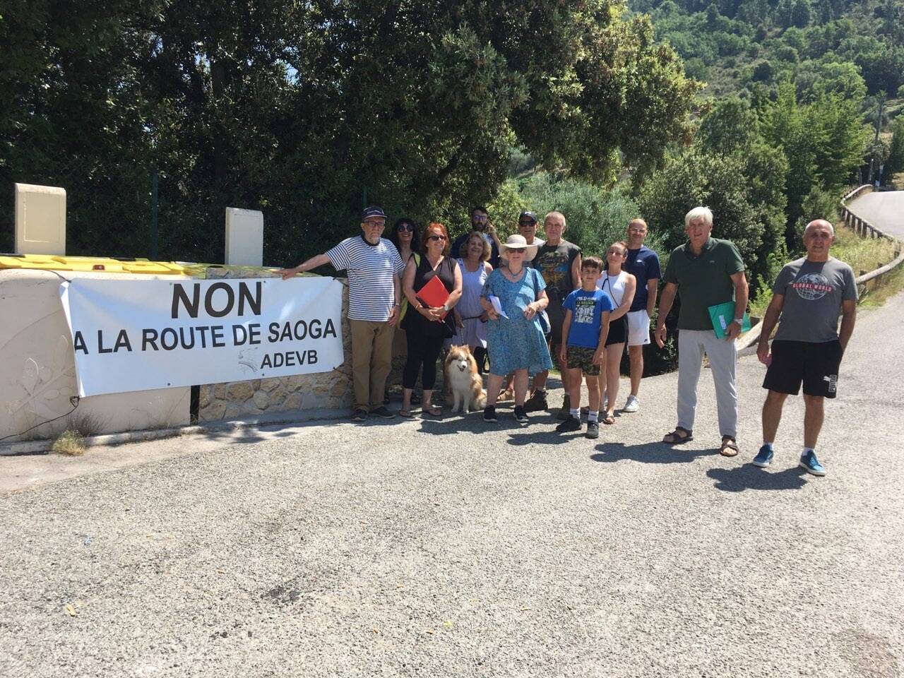 Des habitants de Saint-Blaise toujours mobilisés contre le projet de nouvelle route