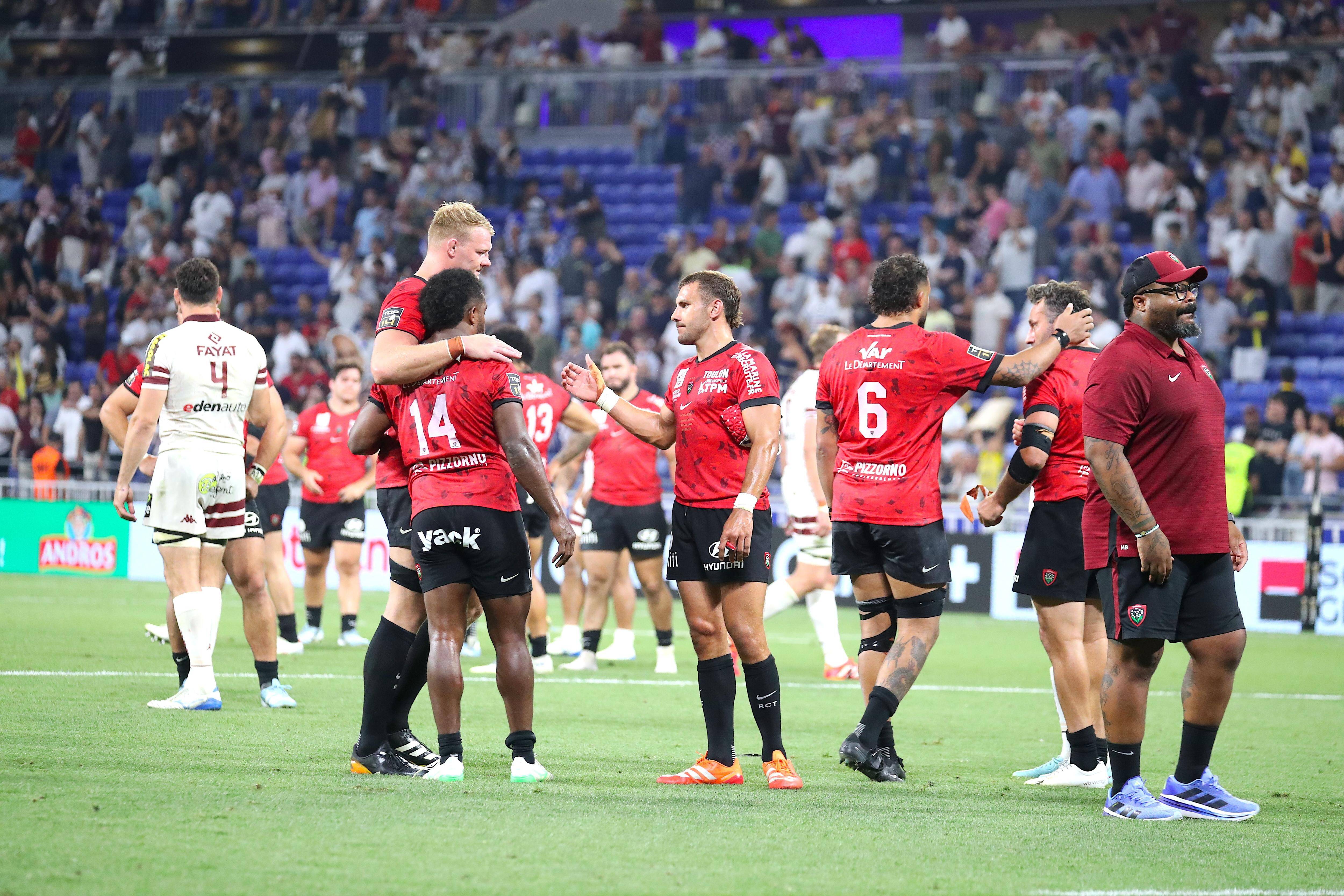 Garder en bouche le goût de "l'amertume": les Toulonnais pensent à la suite après la défaite du RCT face à Bordeaux