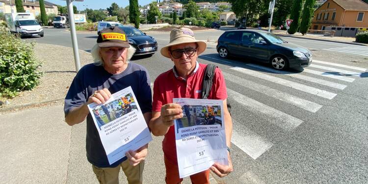 Le rond-point Gamlitz de Trans-en-Provence trop accidentogène? Les riverains se mobilisent