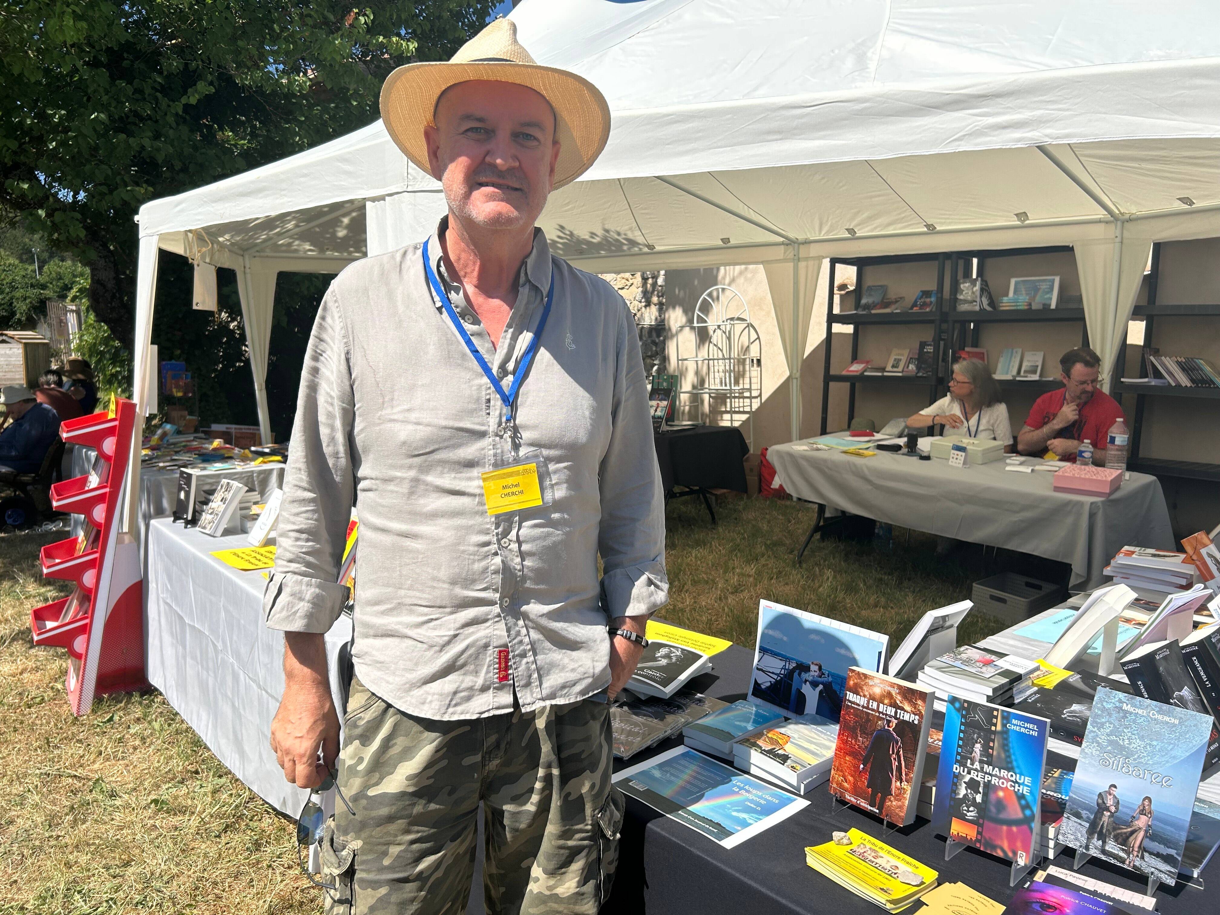 Un salon du livre à ciel ouvert parc St-Sébastien à Rians
