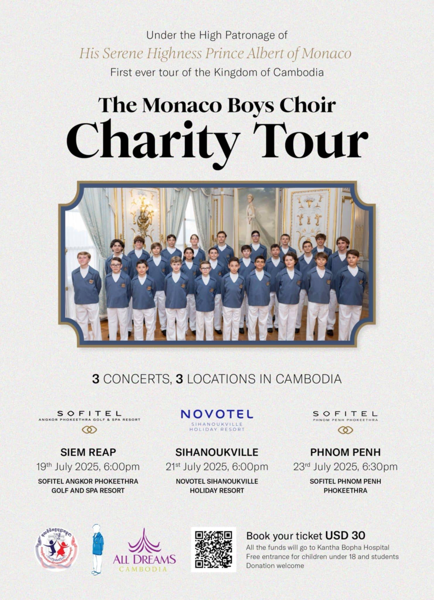 Sept ans après, les Petits chanteurs de Monaco de retour en Asie