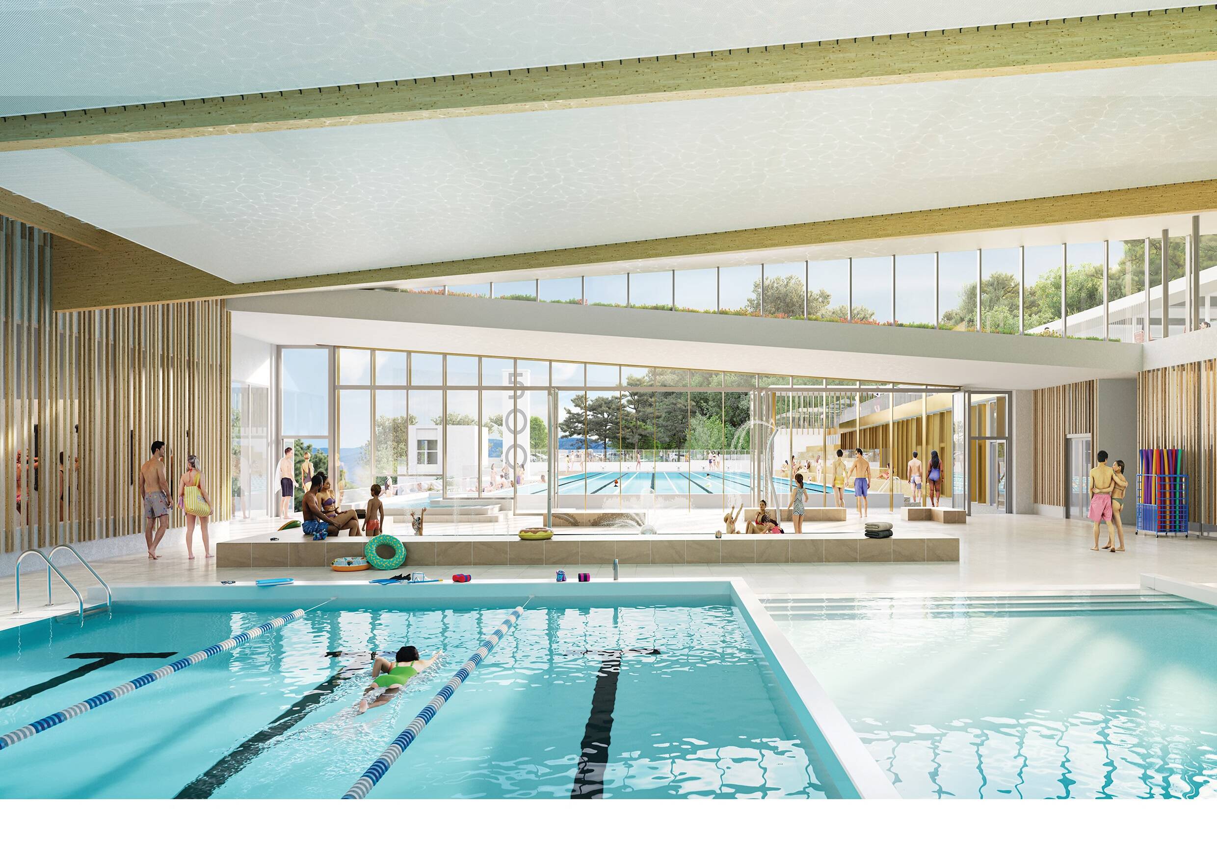 "Plus qu'une piscine", "ouvert et ambitieux"... Le chantier du complexe Altitude 500 à Grasse est enfin lancé