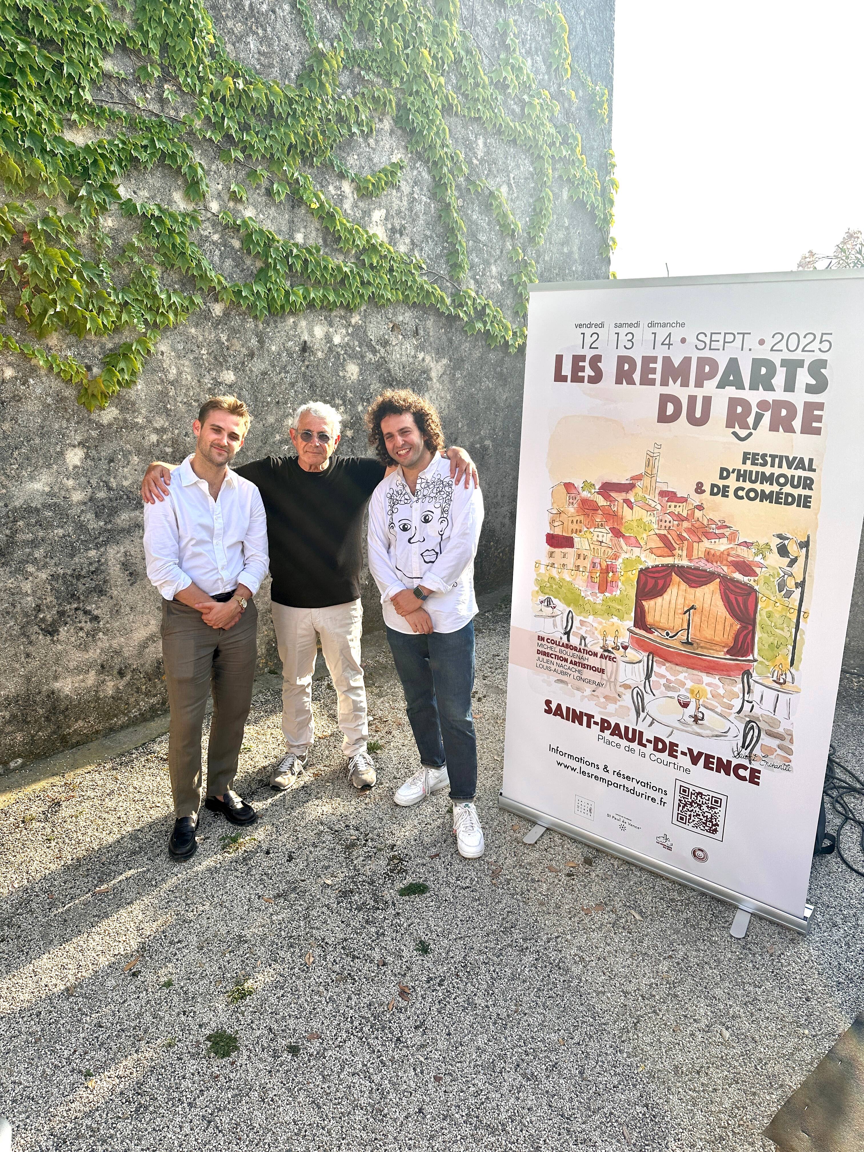 Un nouveau festival d'humour débarque en septembre: Les Remparts du rire à Saint-Paul-de-Vence