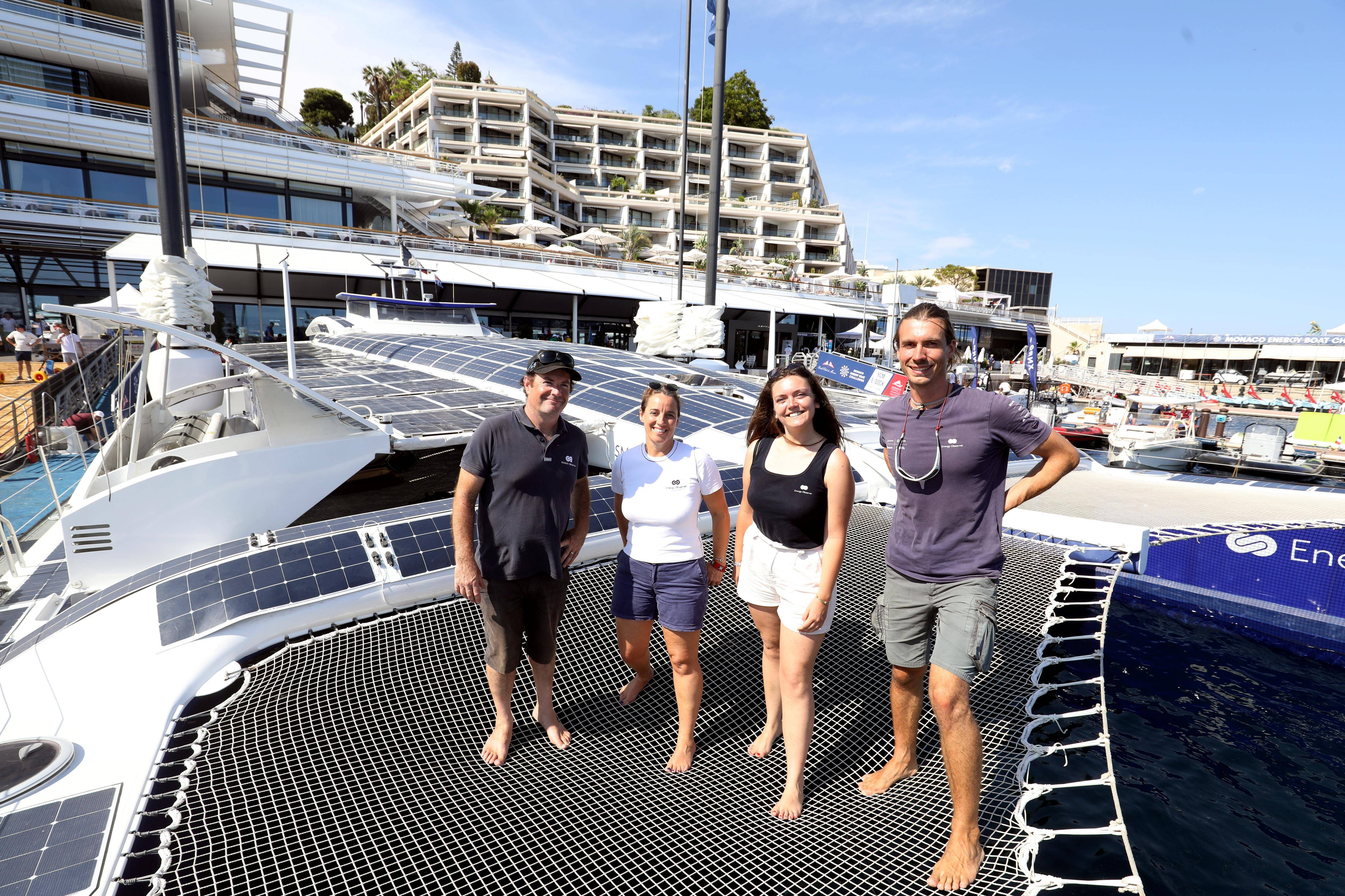 Il est autonome en énergie et possède des "ailes": découvrez Energy Observer, un bateau-laboratoire unique dans le port de Monaco