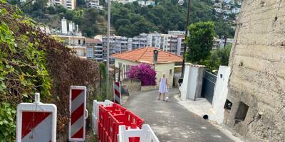 Une rue de Nice fermée à la circulation après l'apparition d'un trou dans la chaussée, les riverains inquiets et en colère