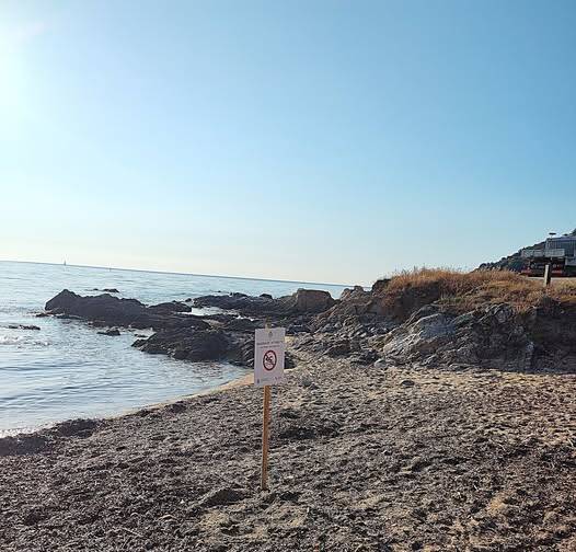 La plage fermée pour contrôle des eaux de baignade, rouverte à Ramatuelle