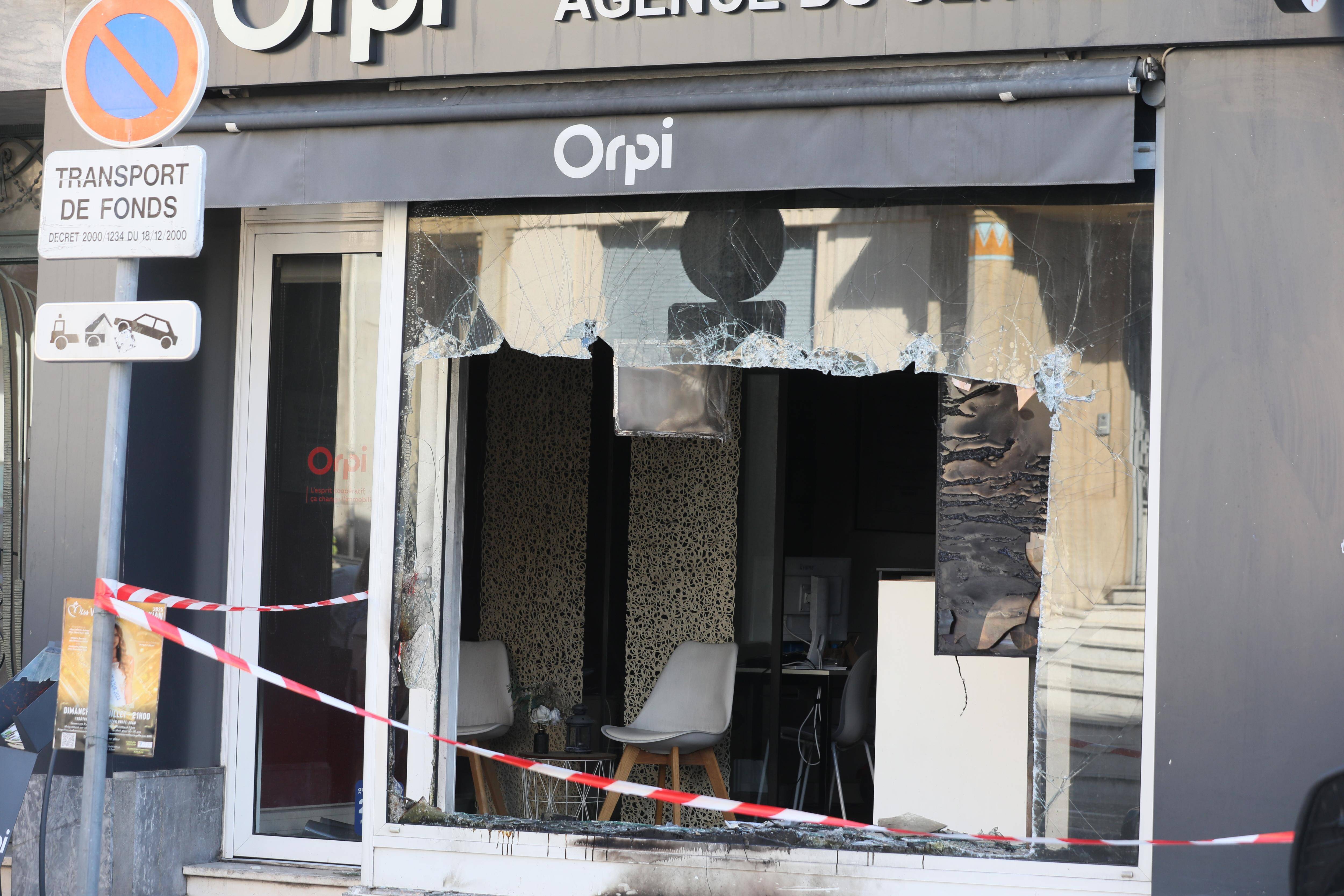 Incendie de l'agence Orpi à Golfe-Juan: l'enquête se poursuit mais aucun suspect n'a été identifié