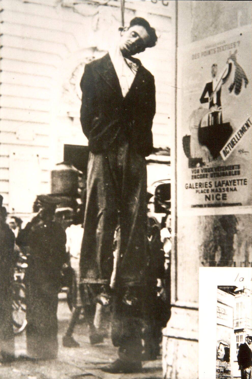 Les deux résistants Séraphin Torrin et Ange Grassi pendus par les nazis près de la place Masséna le 7 juillet 1944: une Niçoise se souvient