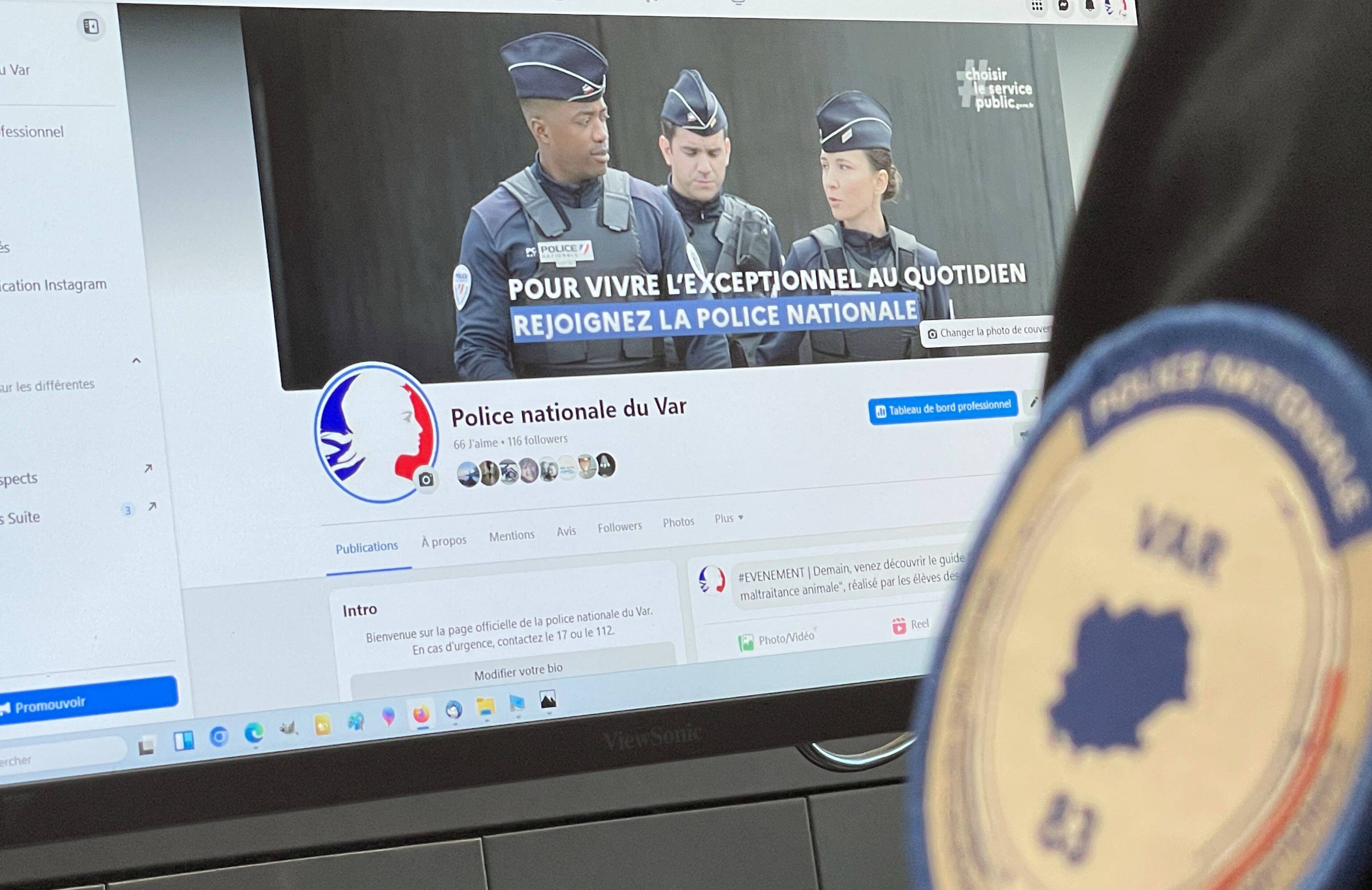 La police nationale du Var ouvre sa page Facebook