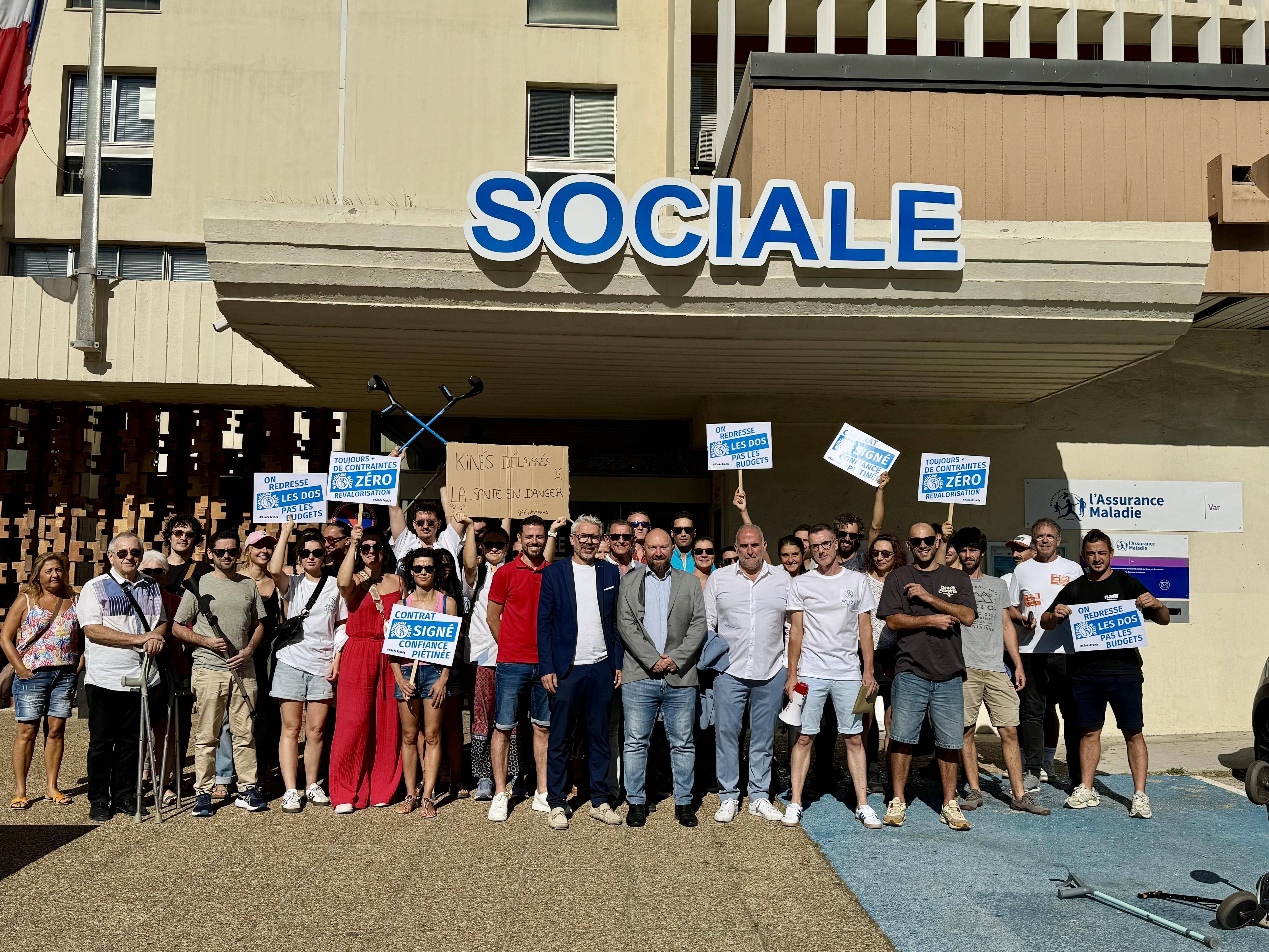 "On se bat pour délivrer des soins de qualité": les kinés du Var mobilisés contre l'Assurance maladie