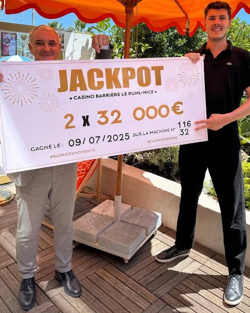 Il mise sur le hasard et touche deux fois le jackpot en quelques minutes dans ce casino de Nice