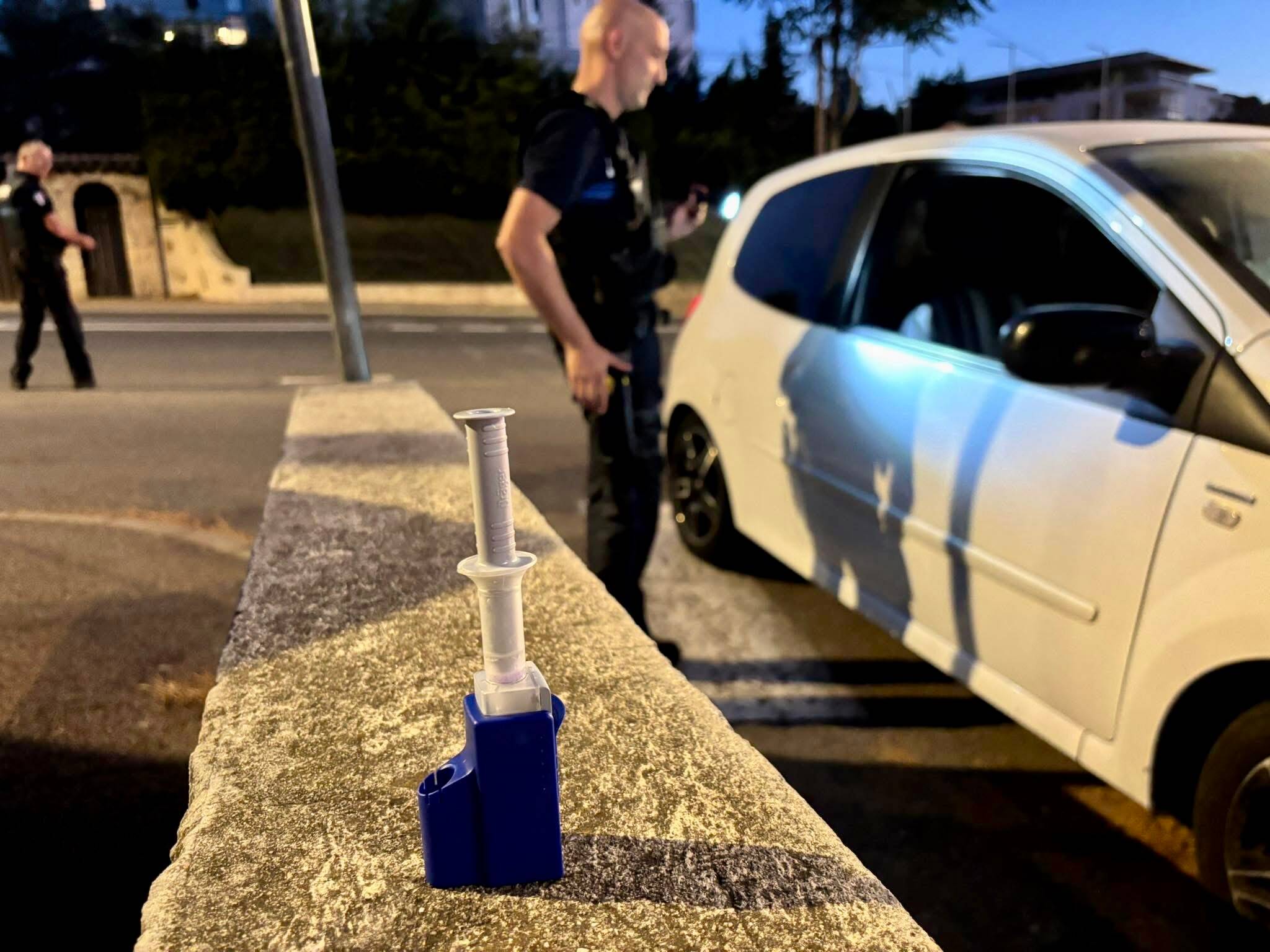 Le contrôle routier aura porté ses fruits: conduite sous stups et rétention du permis à Mougins